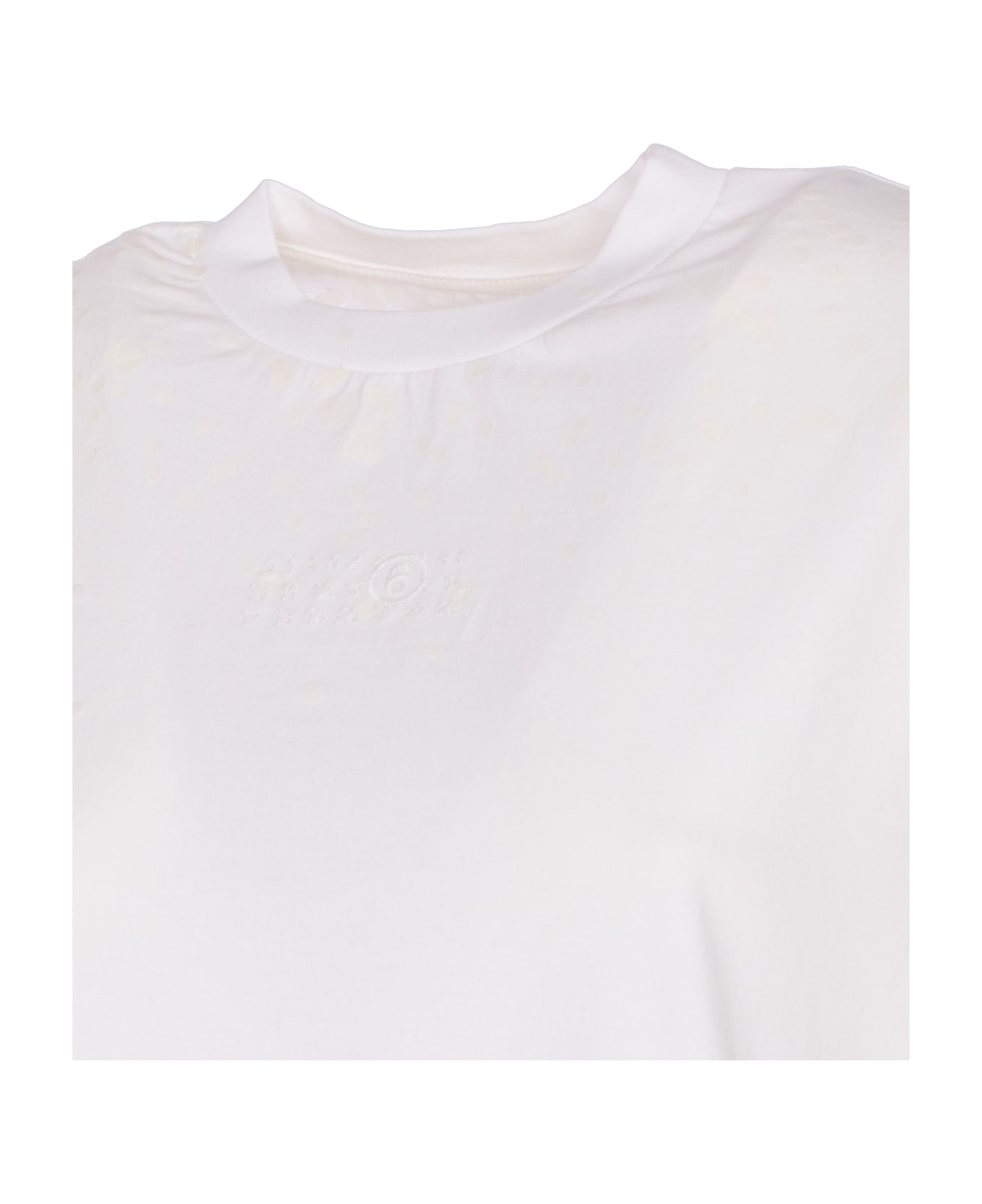 MM6 Maison Margiela Logo T-shirt - White