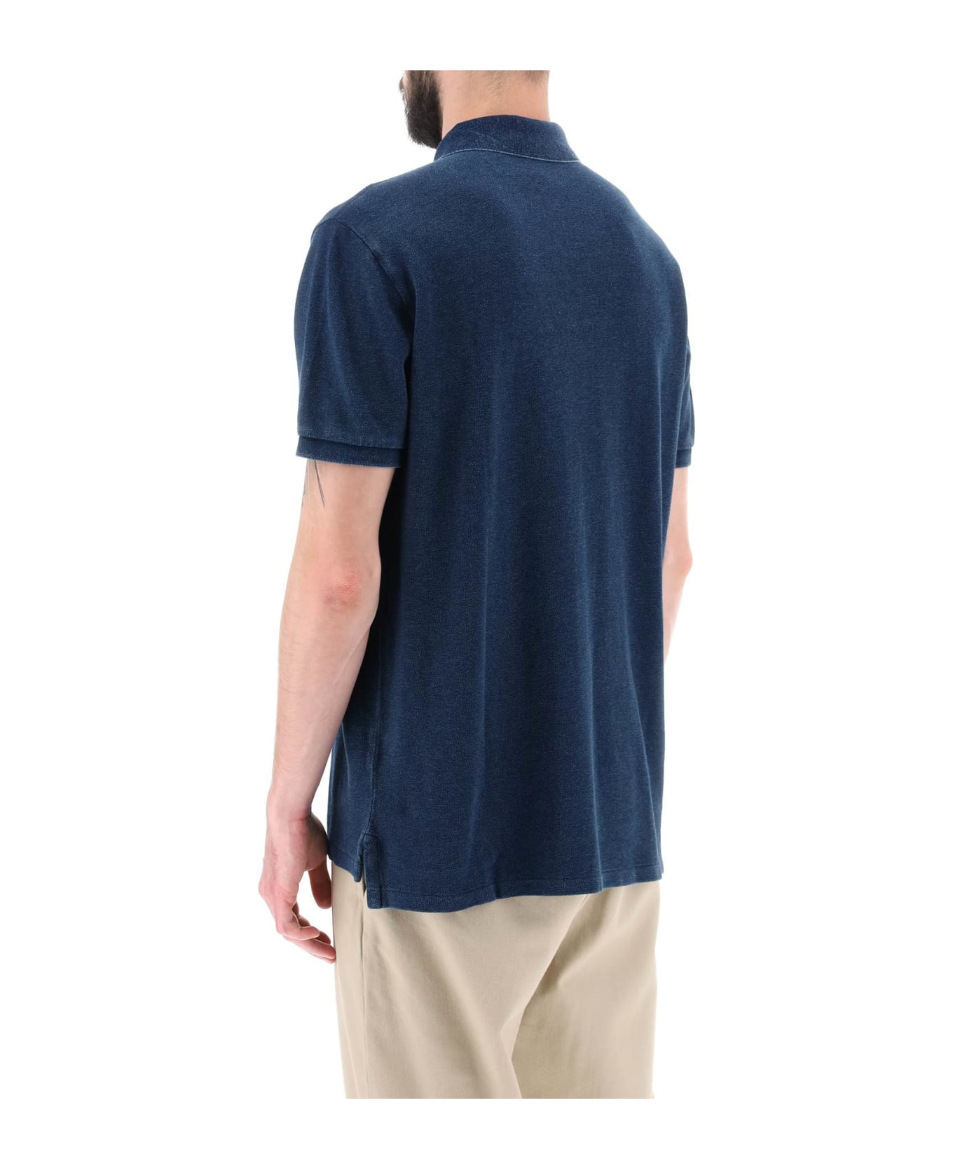 Polo Ralph Lauren Pique Cotton Polo Shirt - DARK INDIGO (Blue)