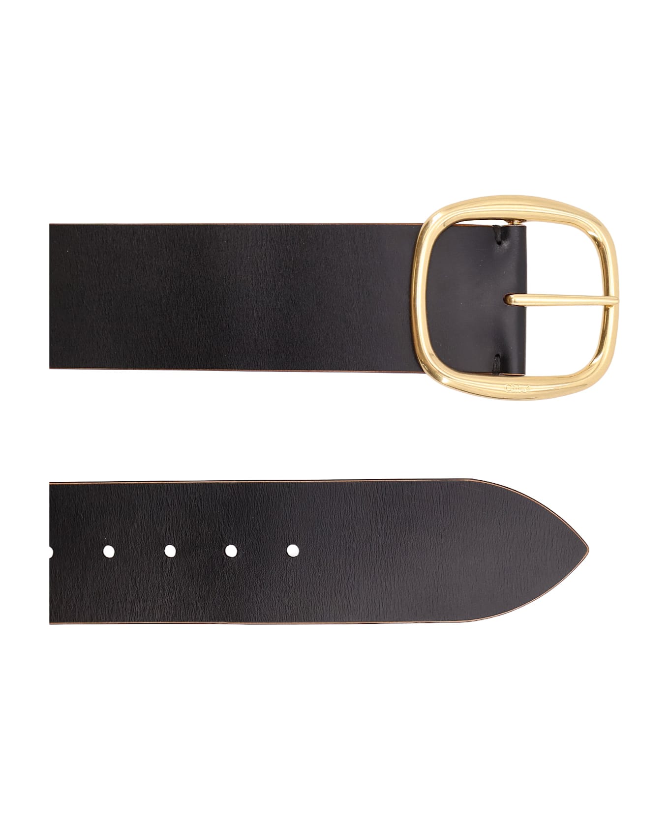 Chloé Anita Leather Belt - Black