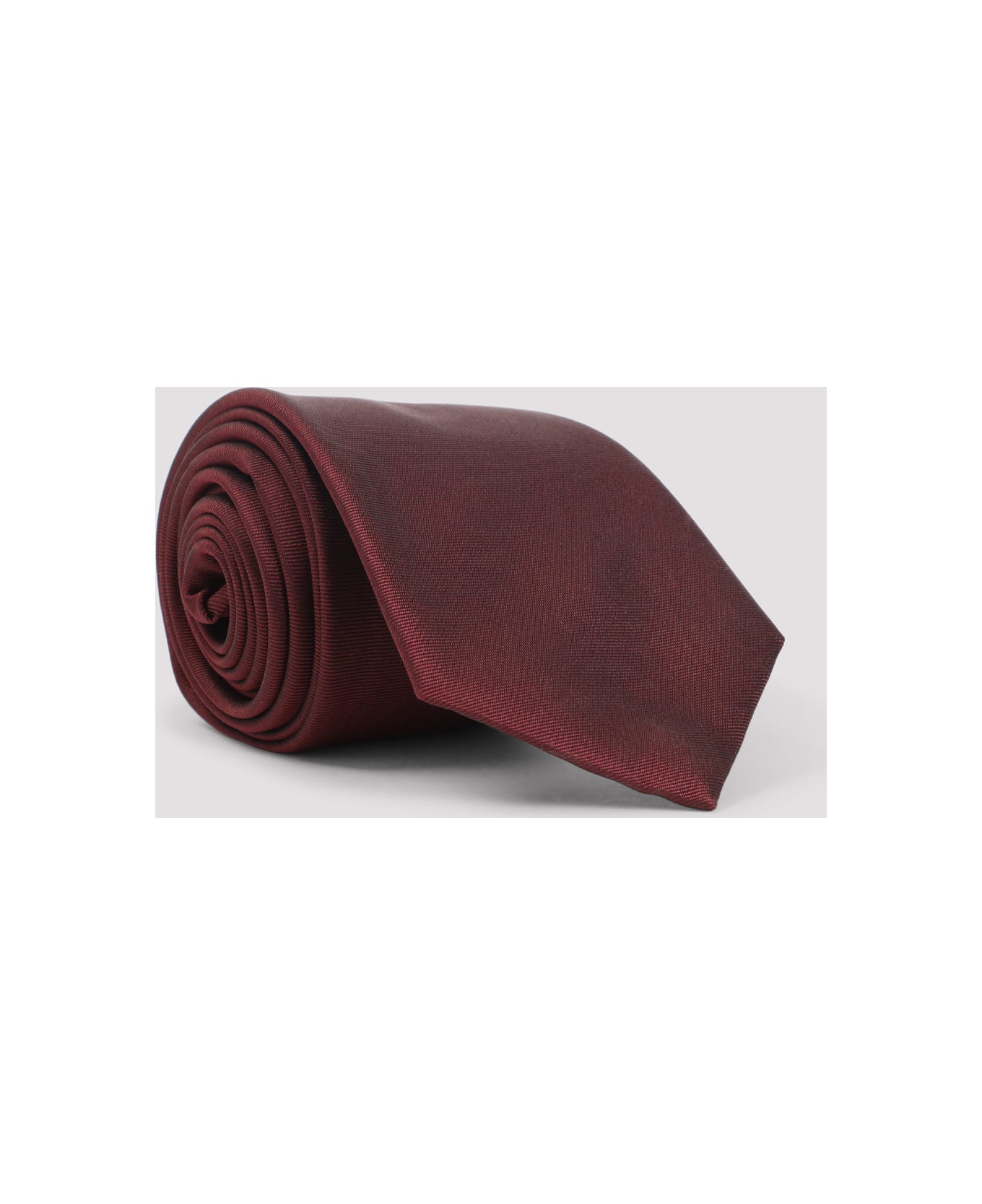 Giorgio Armani Silk Tie - Ruby