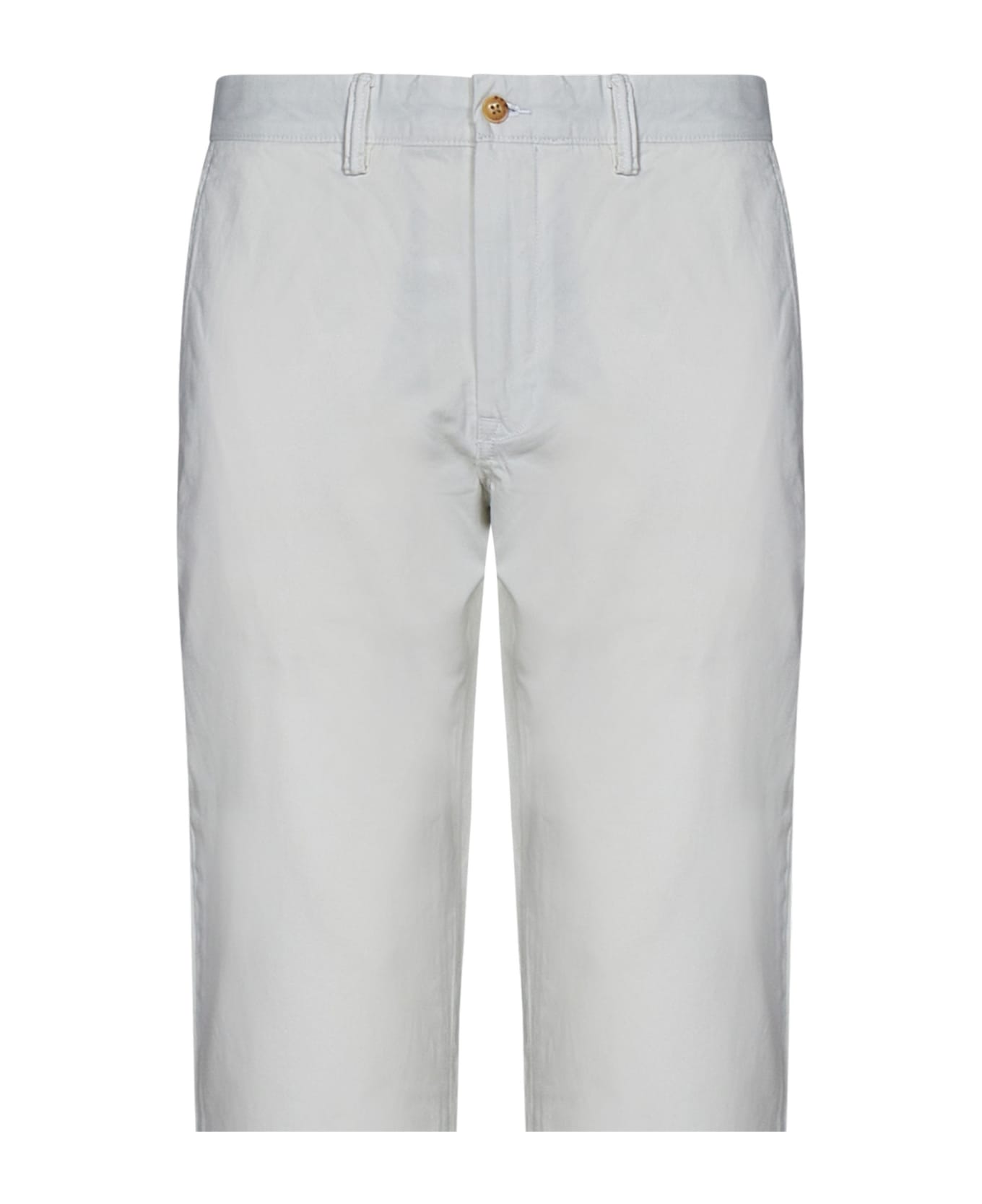 Polo Ralph Lauren Belt-looped Skinny Trousers - White
