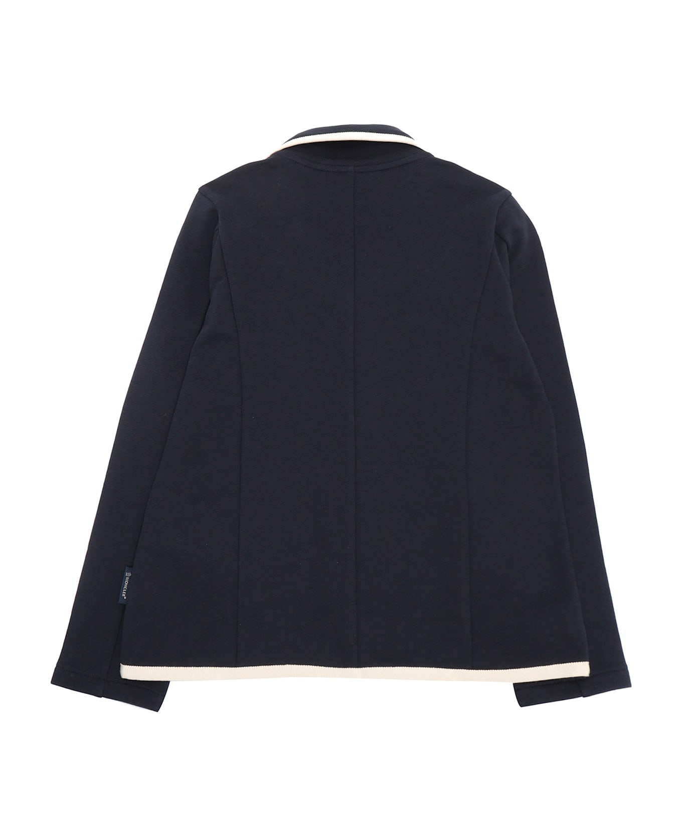 Moncler Zip Up Cardigan - BLUE