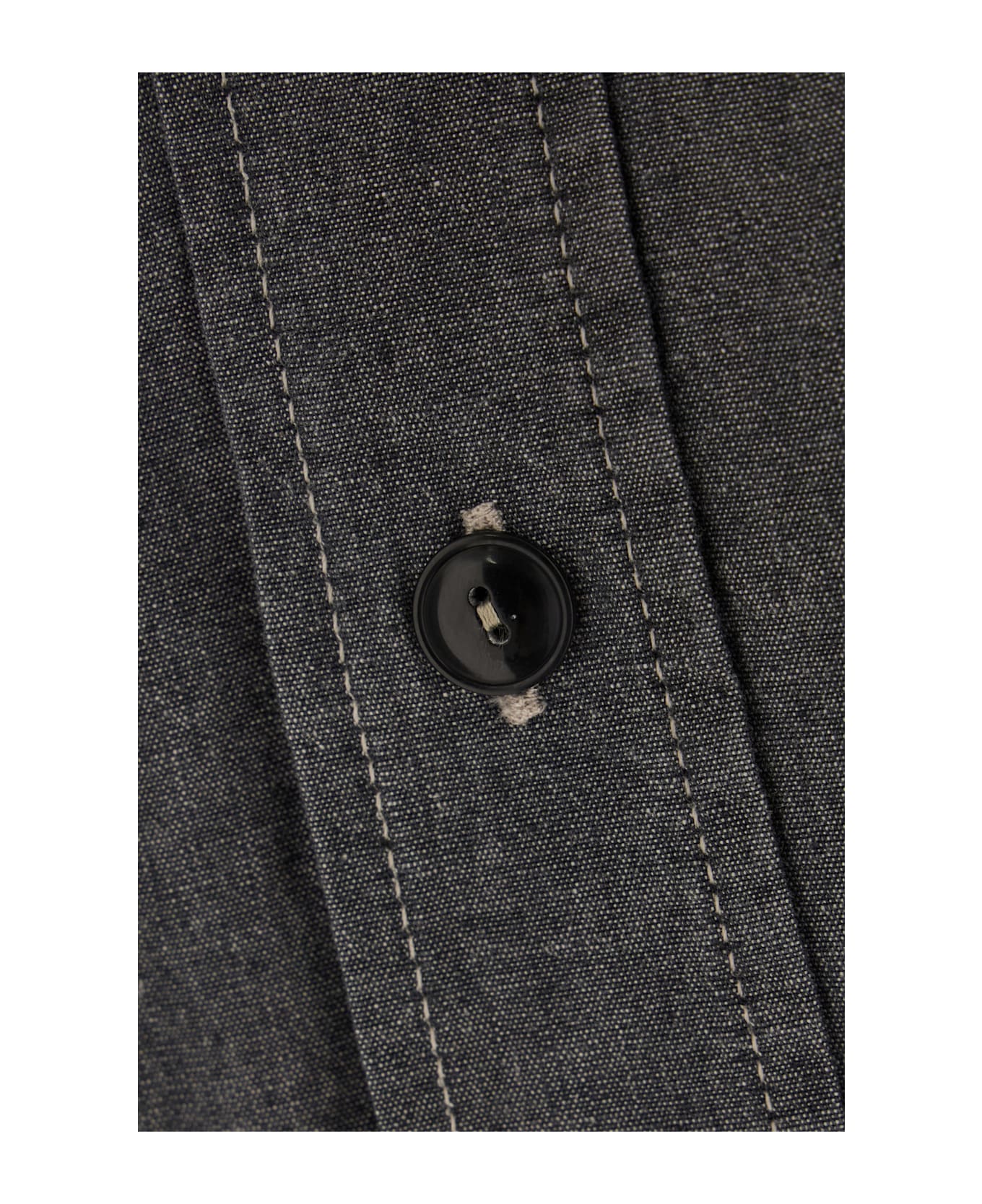 Maison Margiela Dark Grey Cotton Shirt - GREY