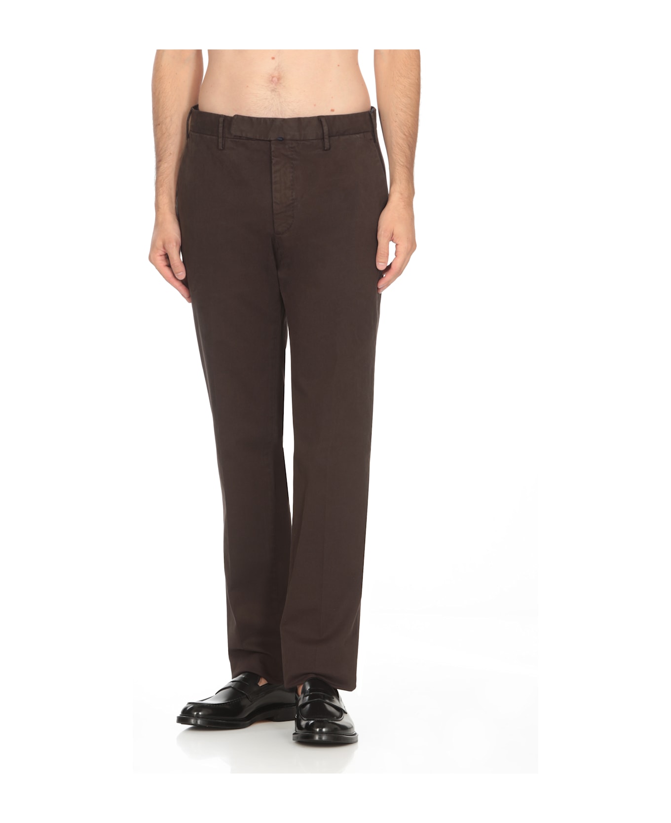 Incotex Cotton Pants - Brown