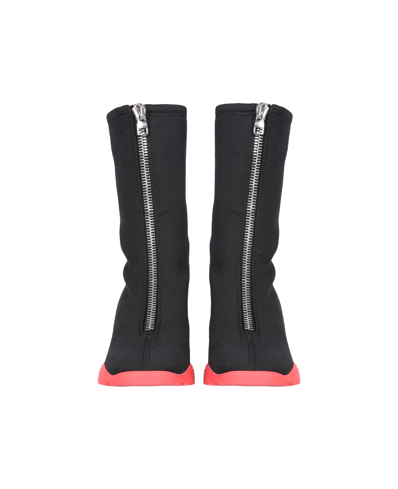 Alexander McQueen Slim Tread Boots - BLACK