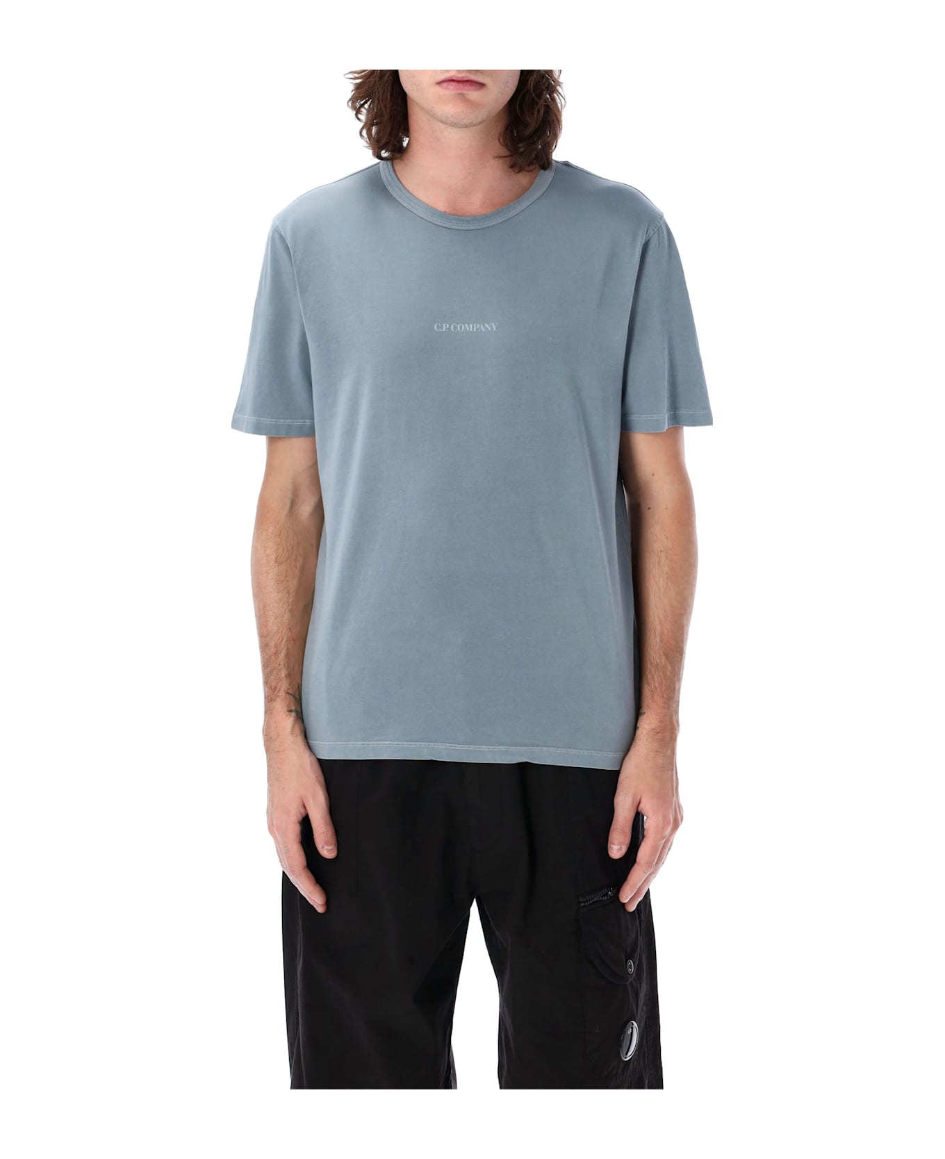 C.P. Company Logo Print T-shirt - STORMY WEATHER