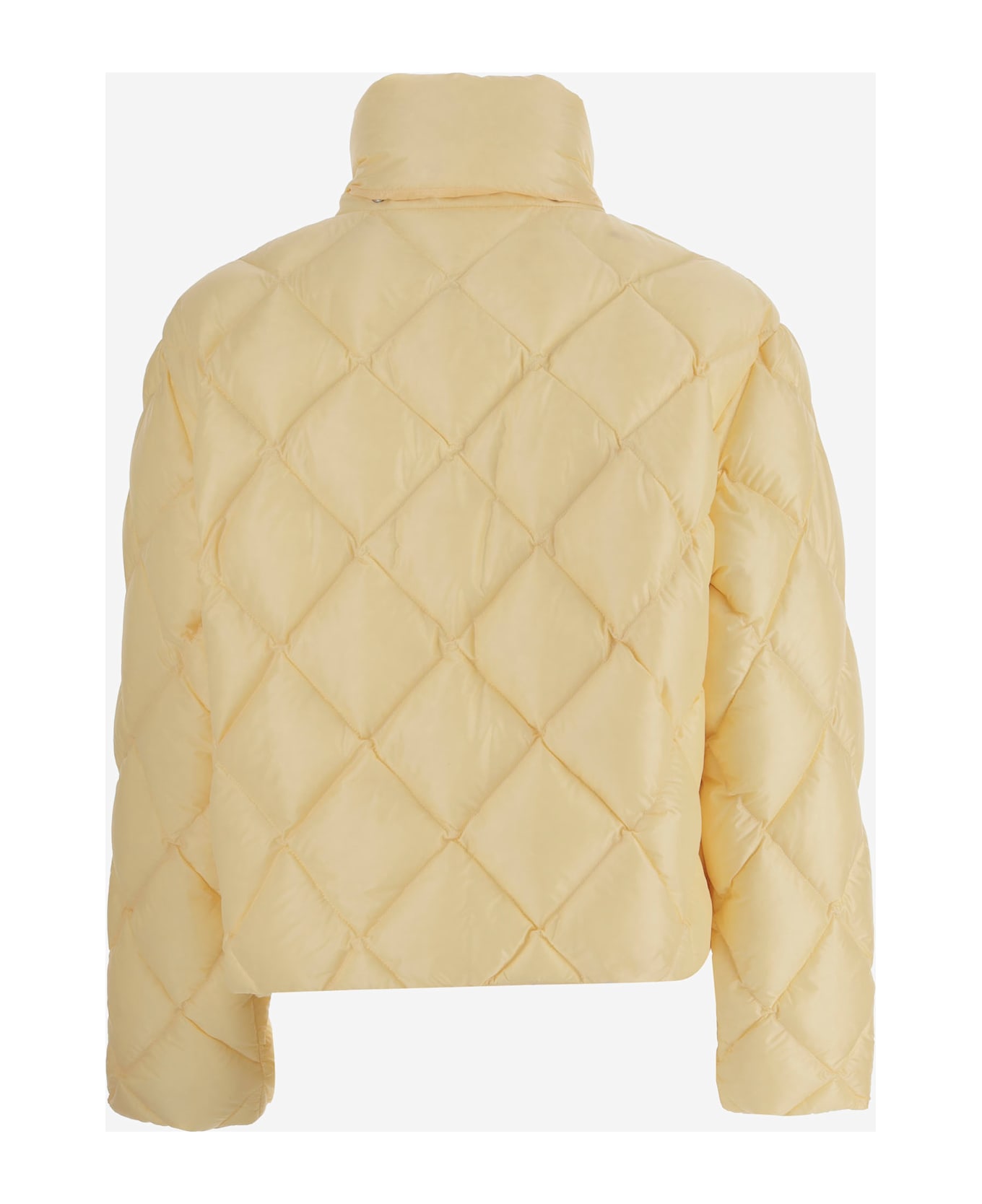 Jil Sander Quilted Nylon Down Jacket - Yellow