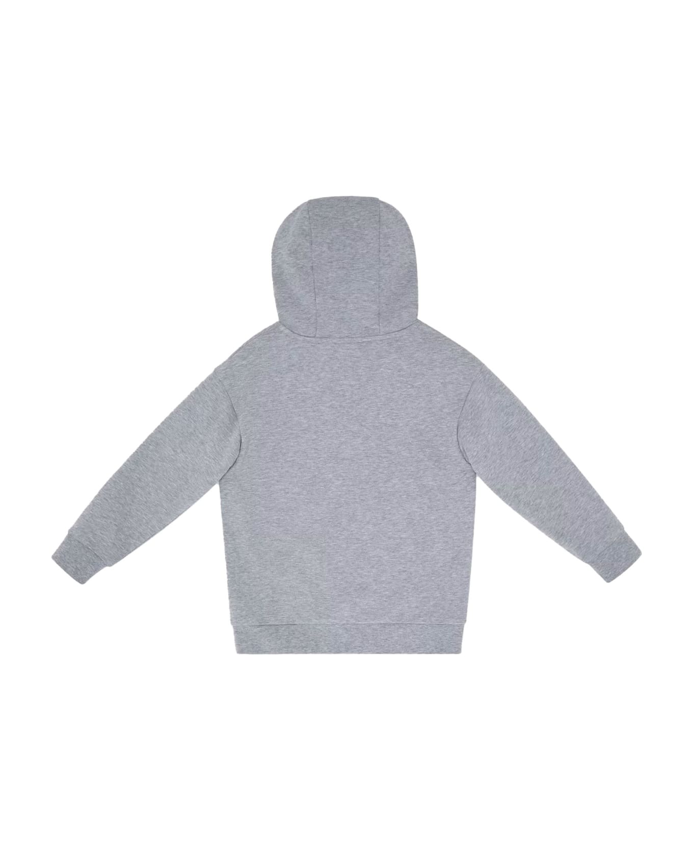 Fendi Junior Sweatshirt In Grey Melange Jersey - Grigio