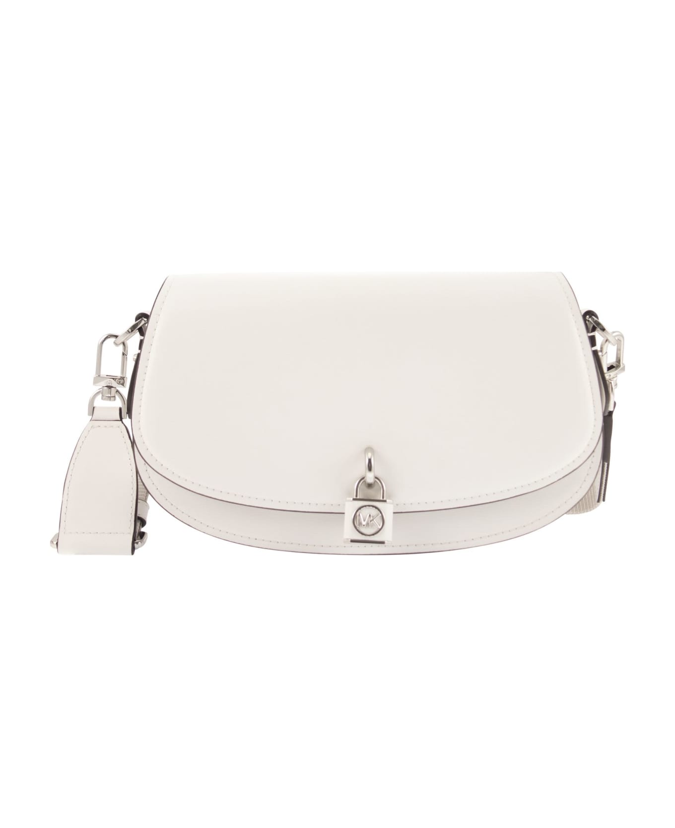 MICHAEL Michael Kors Mila Messenger Bag - White