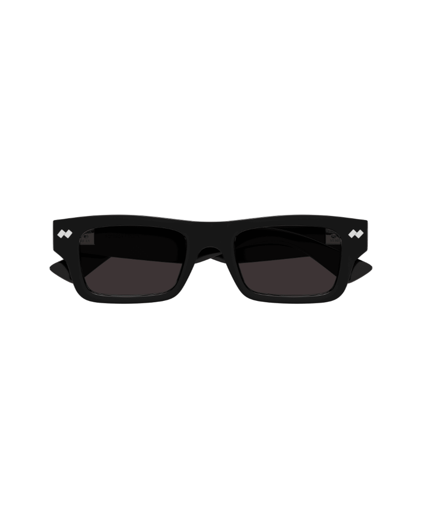 Bottega Veneta Eyewear Bottega Veneta Bv1351s Linea Ribbon 001 Black Grey Sunglasses - Nero