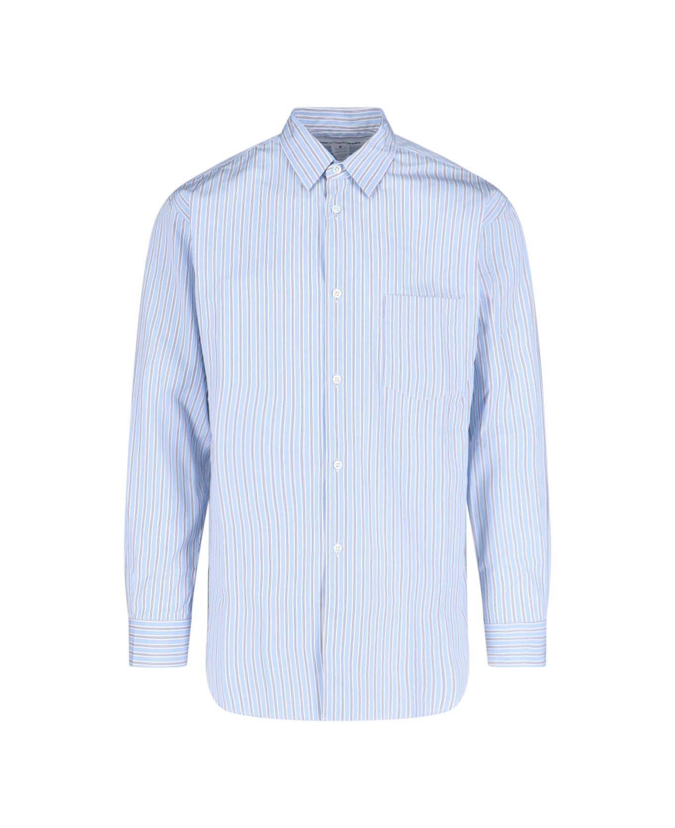 Comme des Garçons Striped Shirt - Light Blue