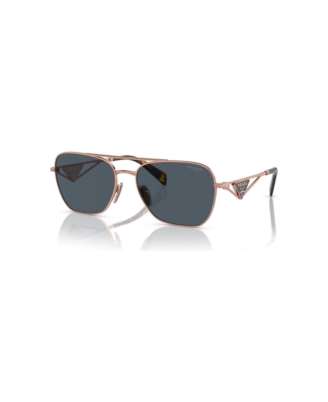 Prada Eyewear Pilot Frame Sunglasses Sunglasses - SVF09T Rose Gold サングラス