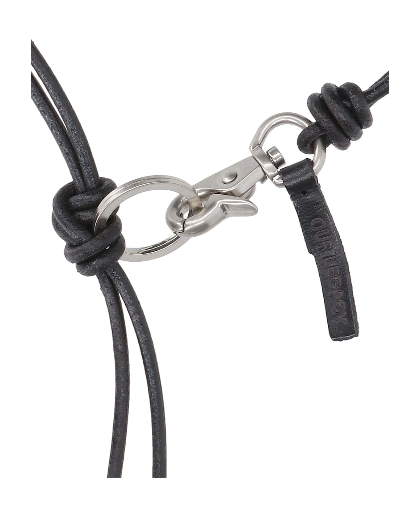 Our Legacy "udon Ladon" Keyring - Black  