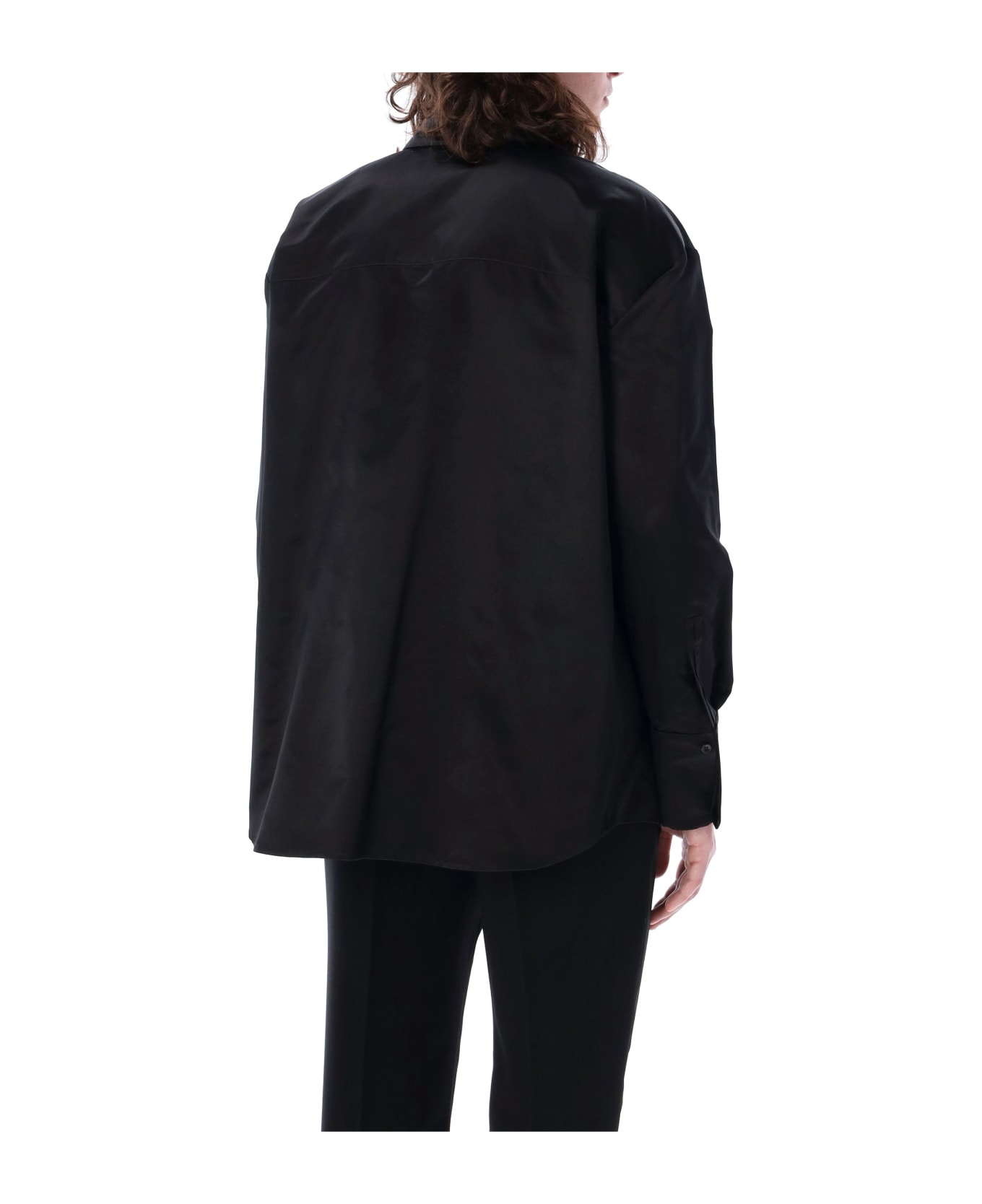 Saint Laurent Oversized Shirt - Black