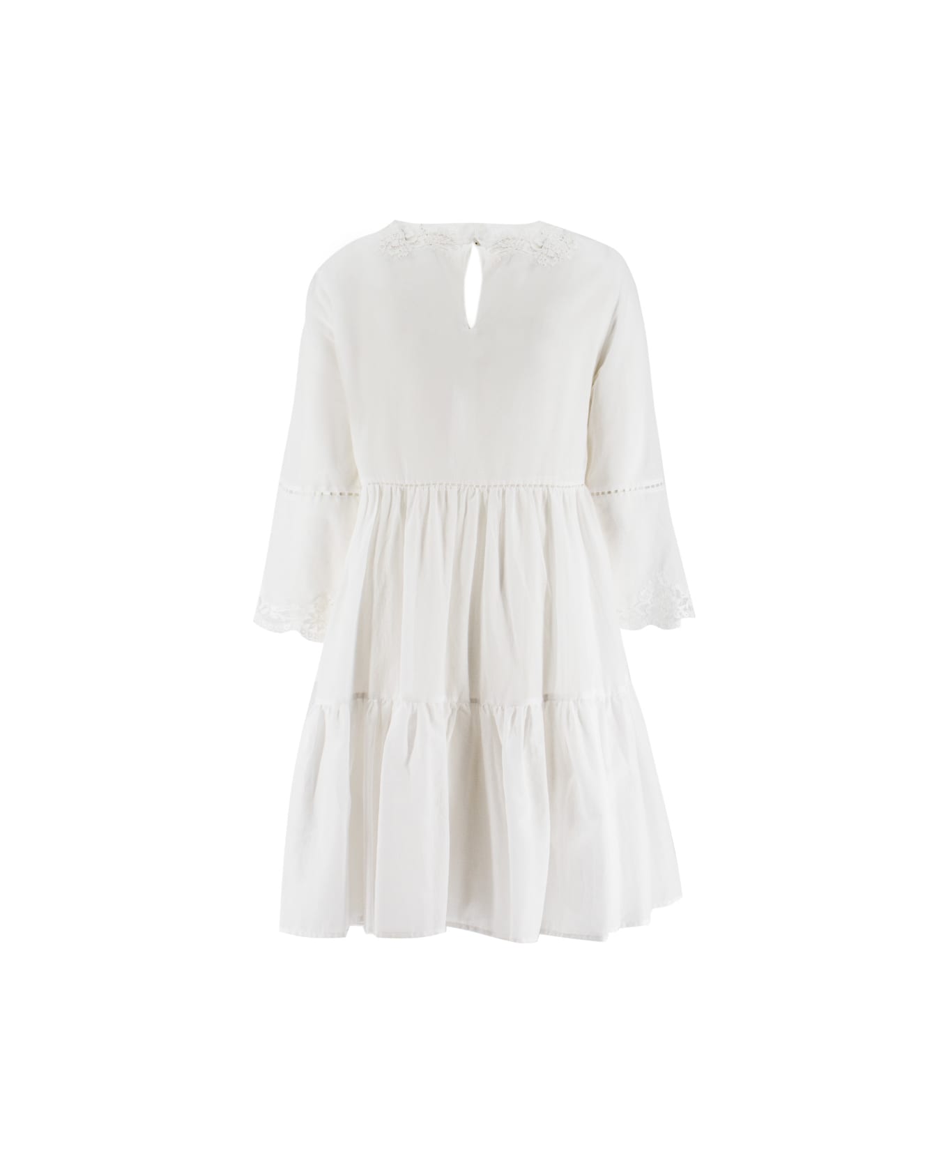 Ermanno Firenze Dress - WHITE ワンピース＆ドレス