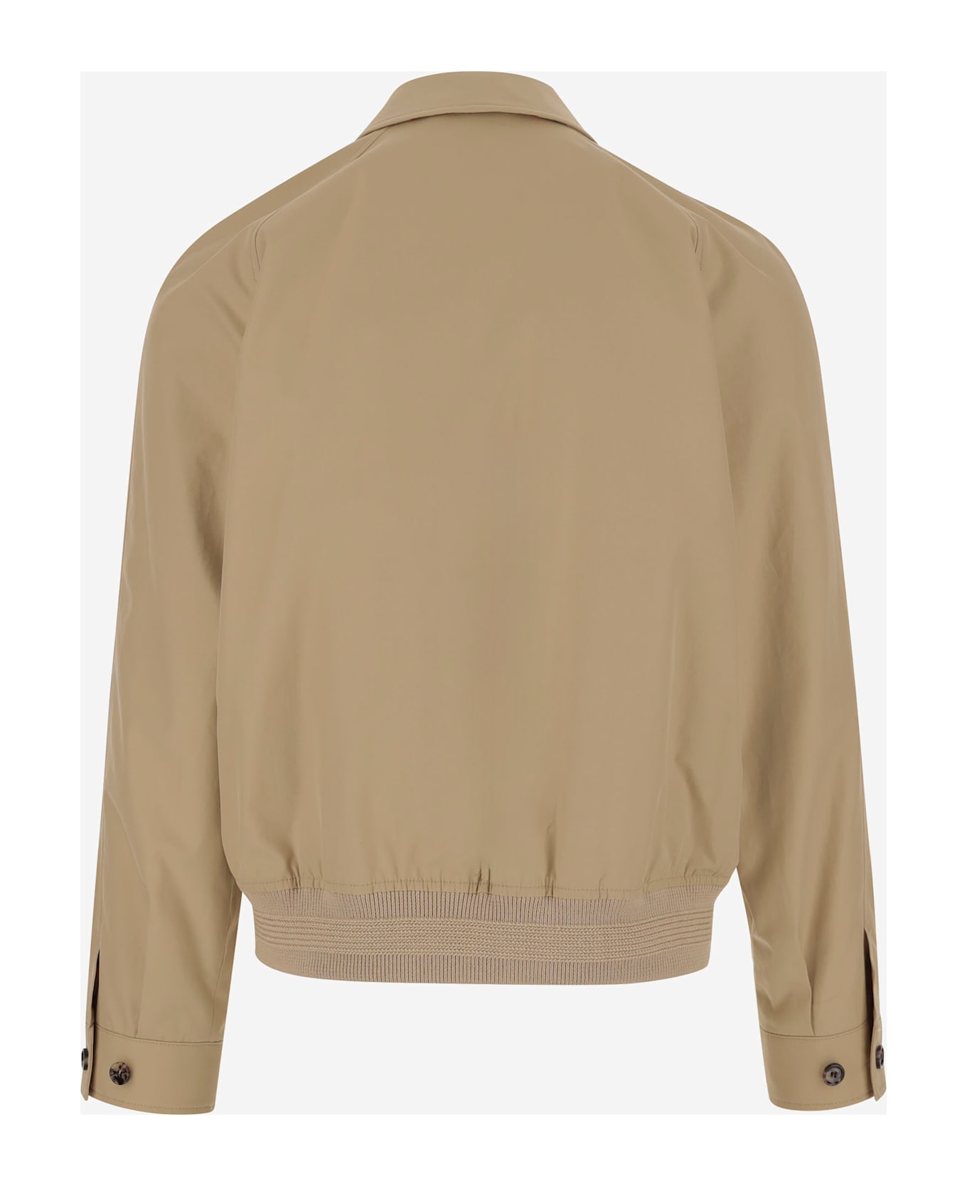 Burberry Cotton Gabardine Harrington Chester Jacket - Beige