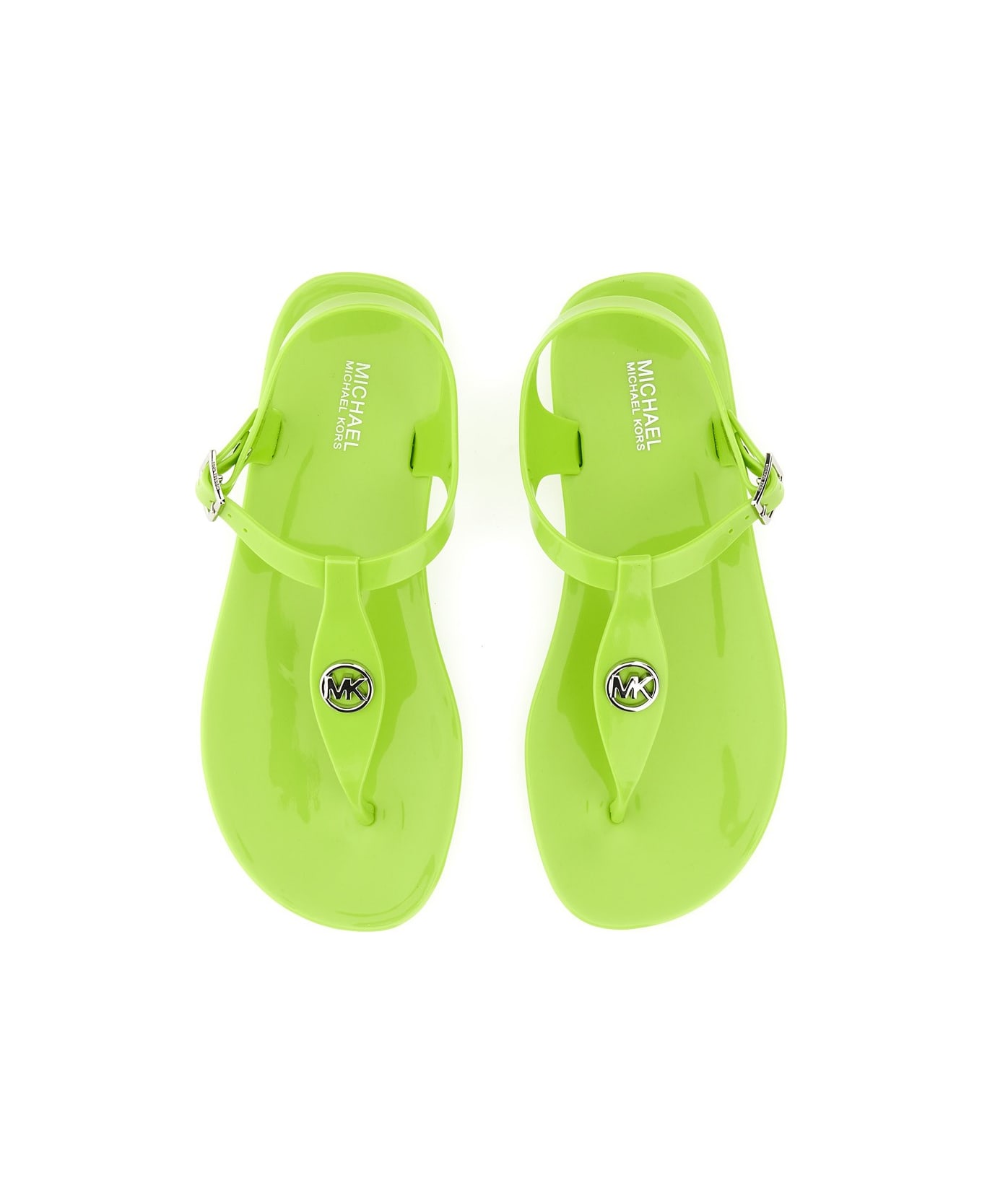 Michael Kors Collection Mallory Jelly Sandal - VERDE