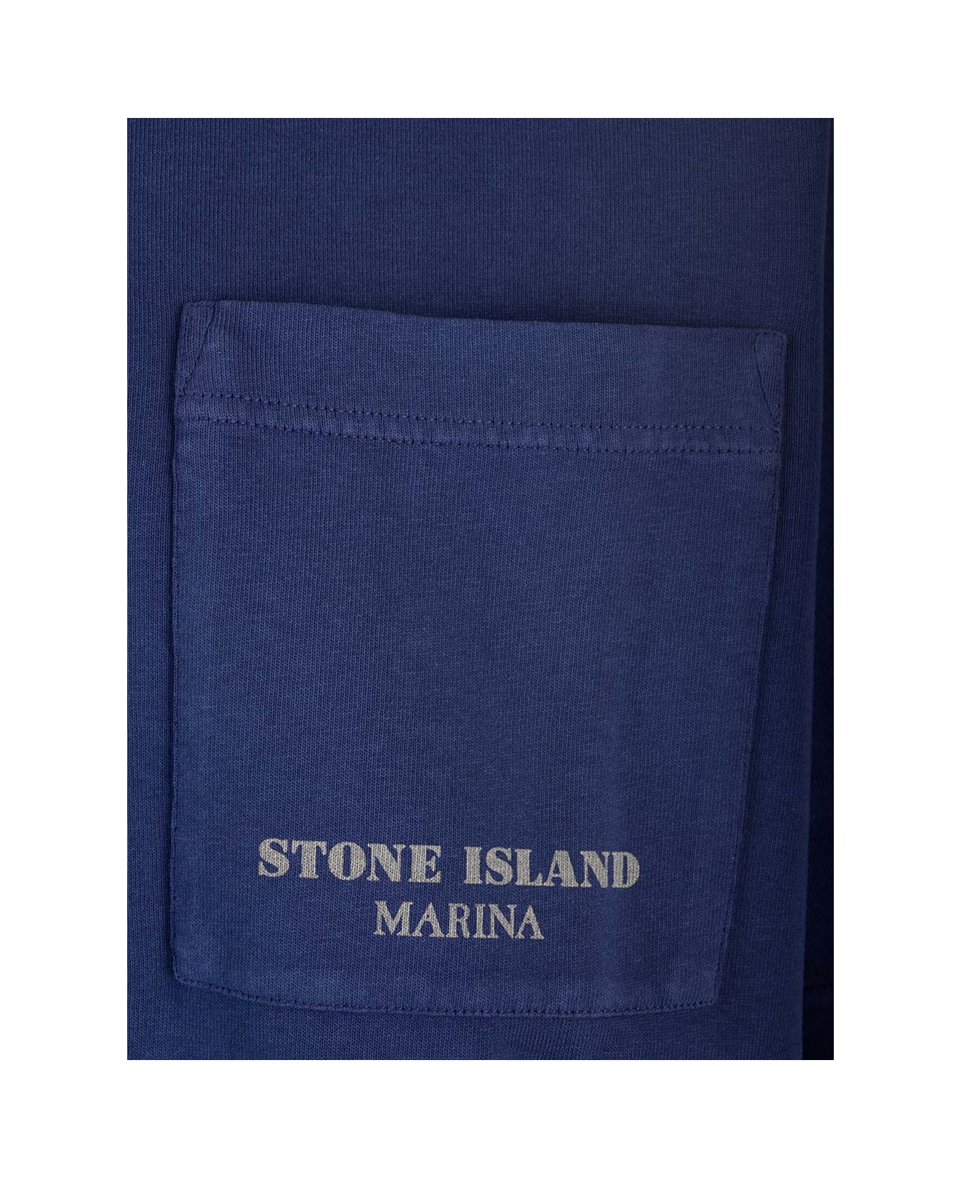 Stone Island T-shirt With Pocket - NAVY シャツ