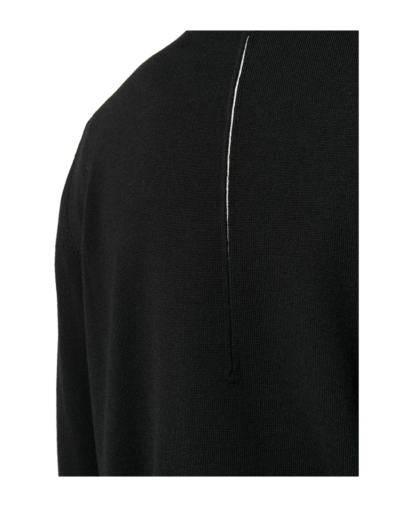 Alexander McQueen Wool Knit Sweater - Black