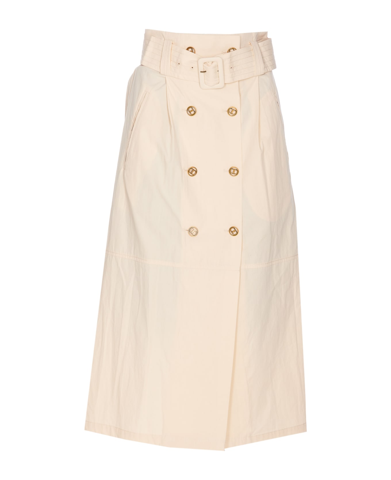 TwinSet Long Skirt - White スカート