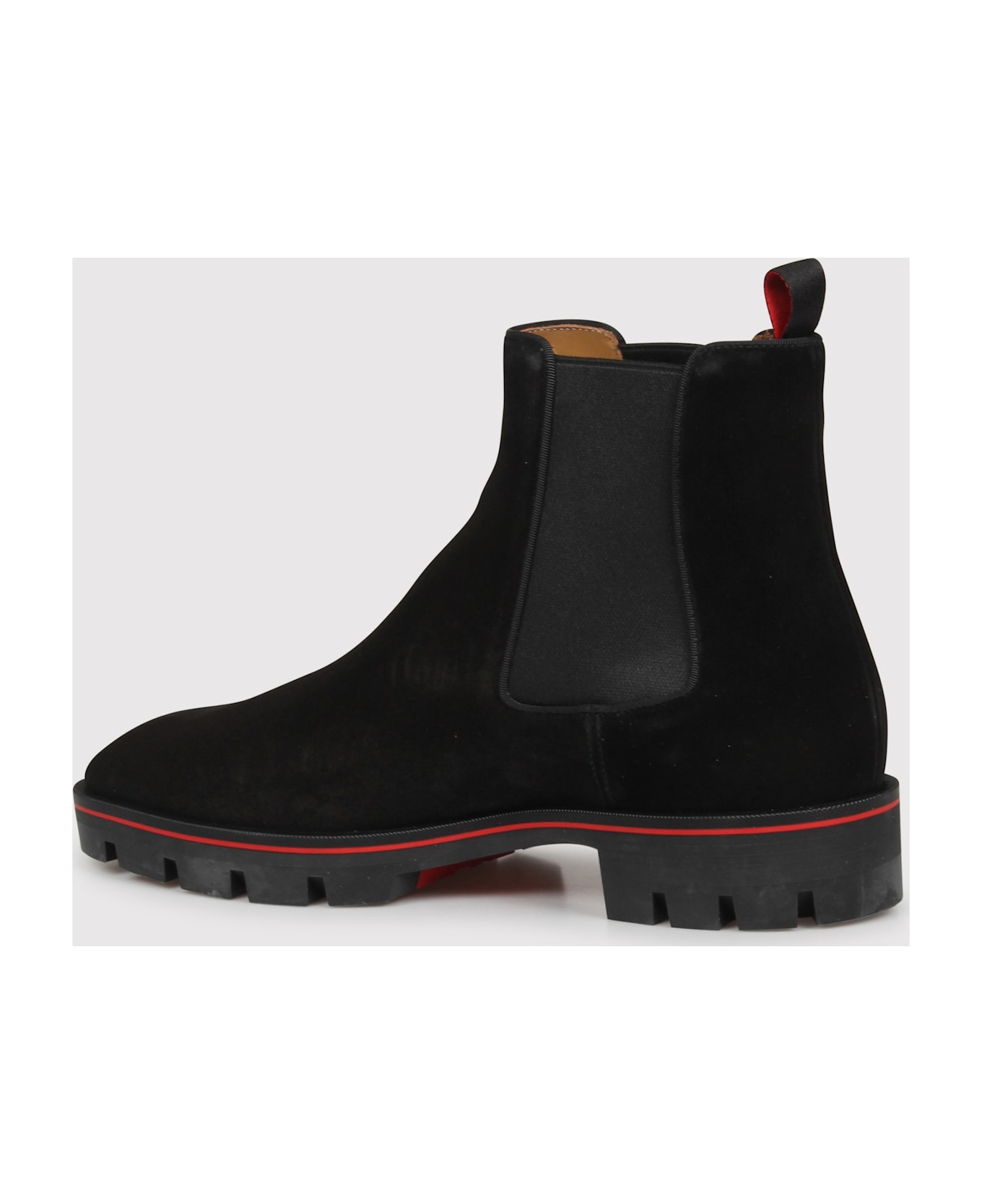 Christian Louboutin Alpinosol Flat Ankle Boots - Black