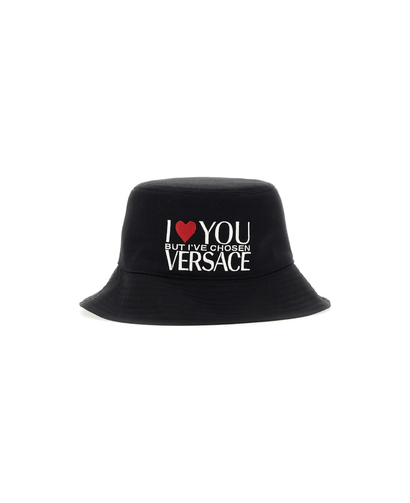 Versace Fisherman Hat "i You But..." - BLACK 帽子
