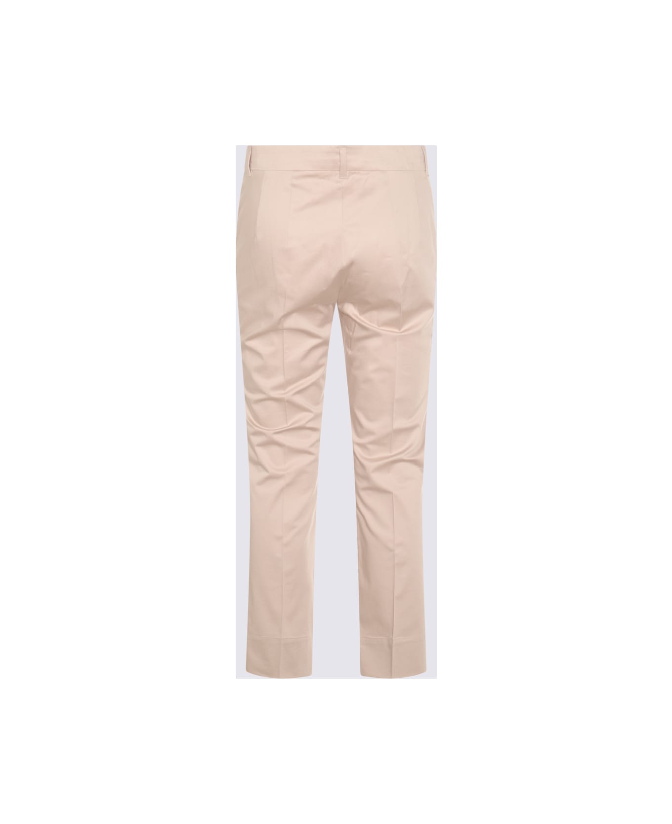 
S Max Mara Beige Cotton Felice Pants - Grey