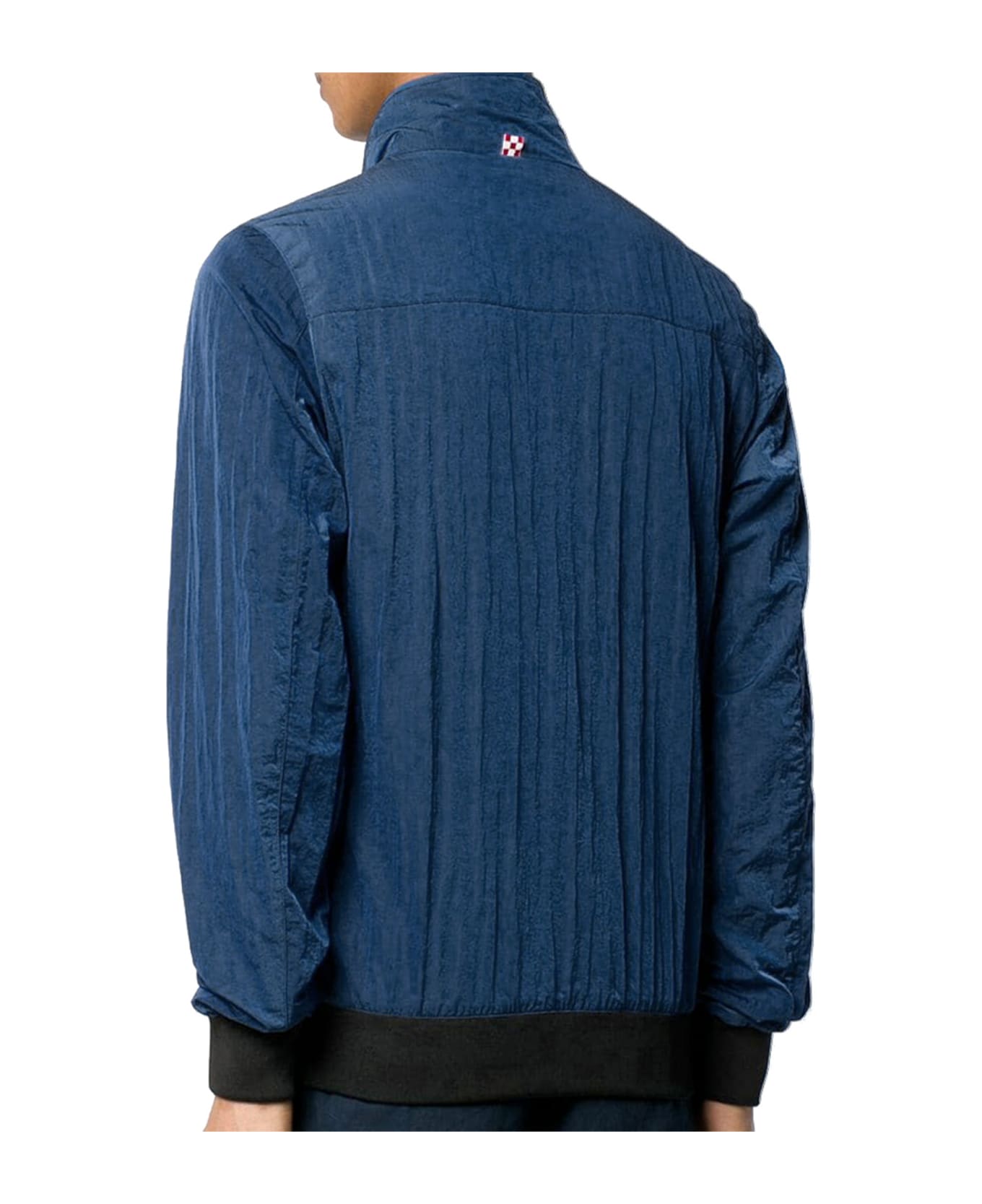 MC2 Saint Barth Blue Sailor Zip Jacket - BLUE