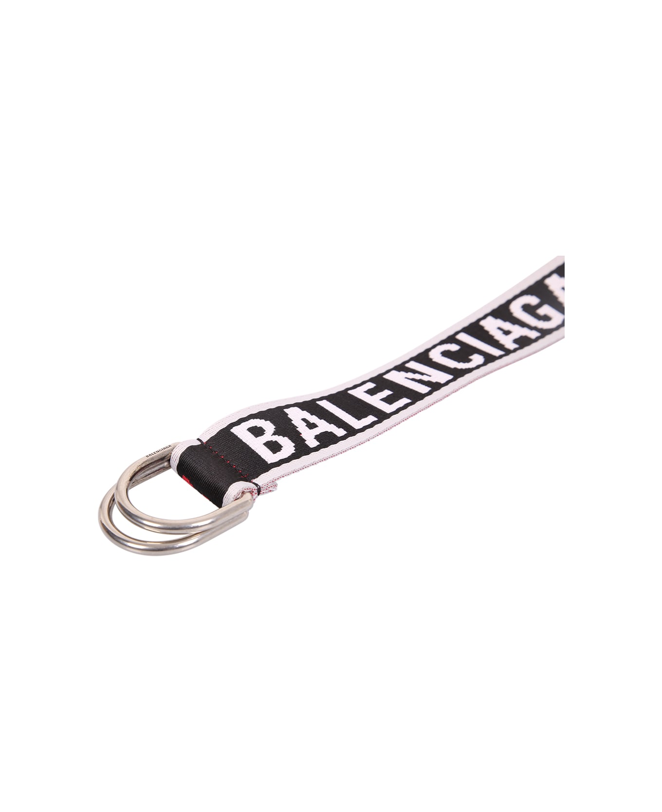 Balenciaga Logo Print Belt - Grey