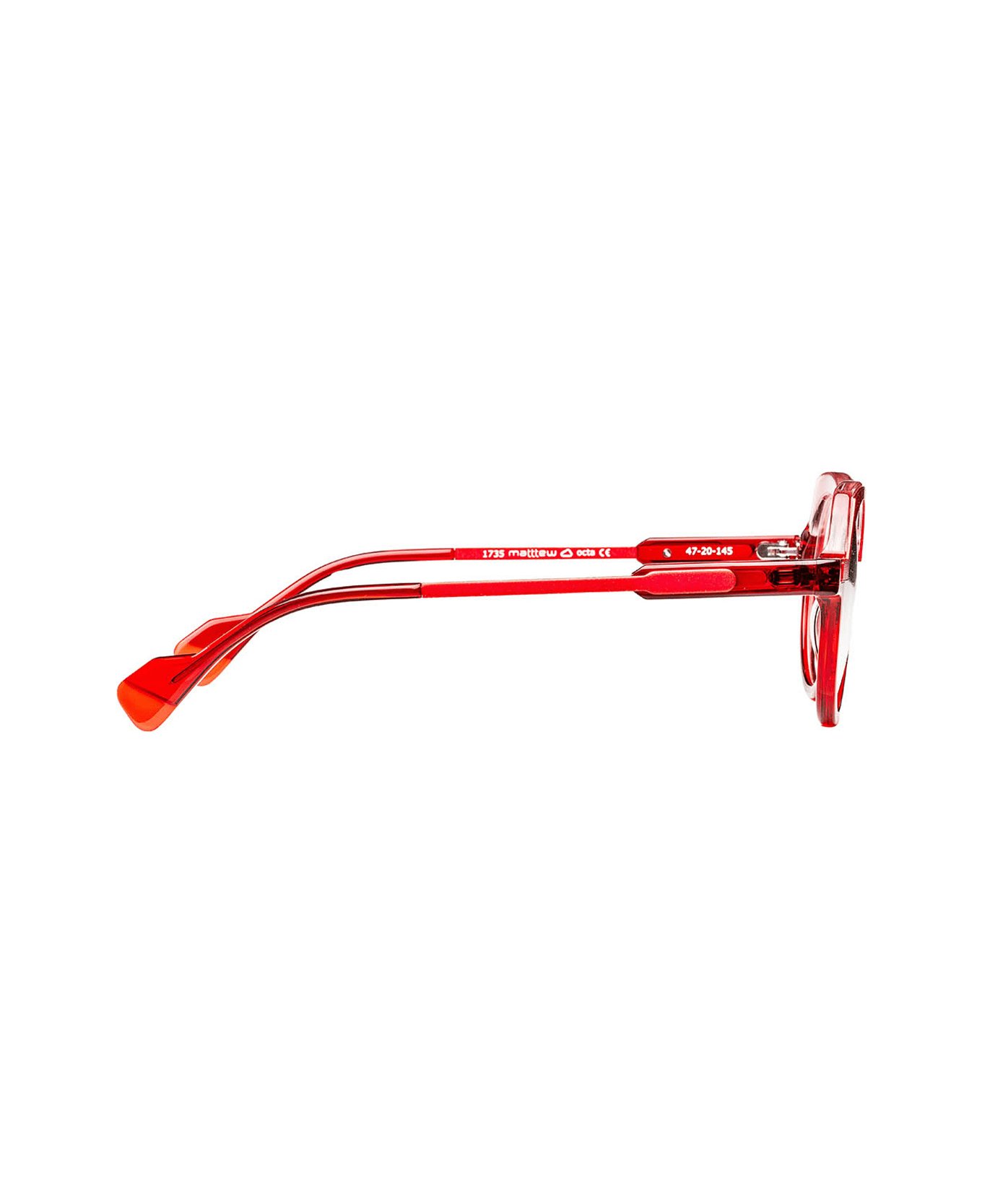 Matttew Octa 1735 Cristallo Rosso Glasses - Rosso