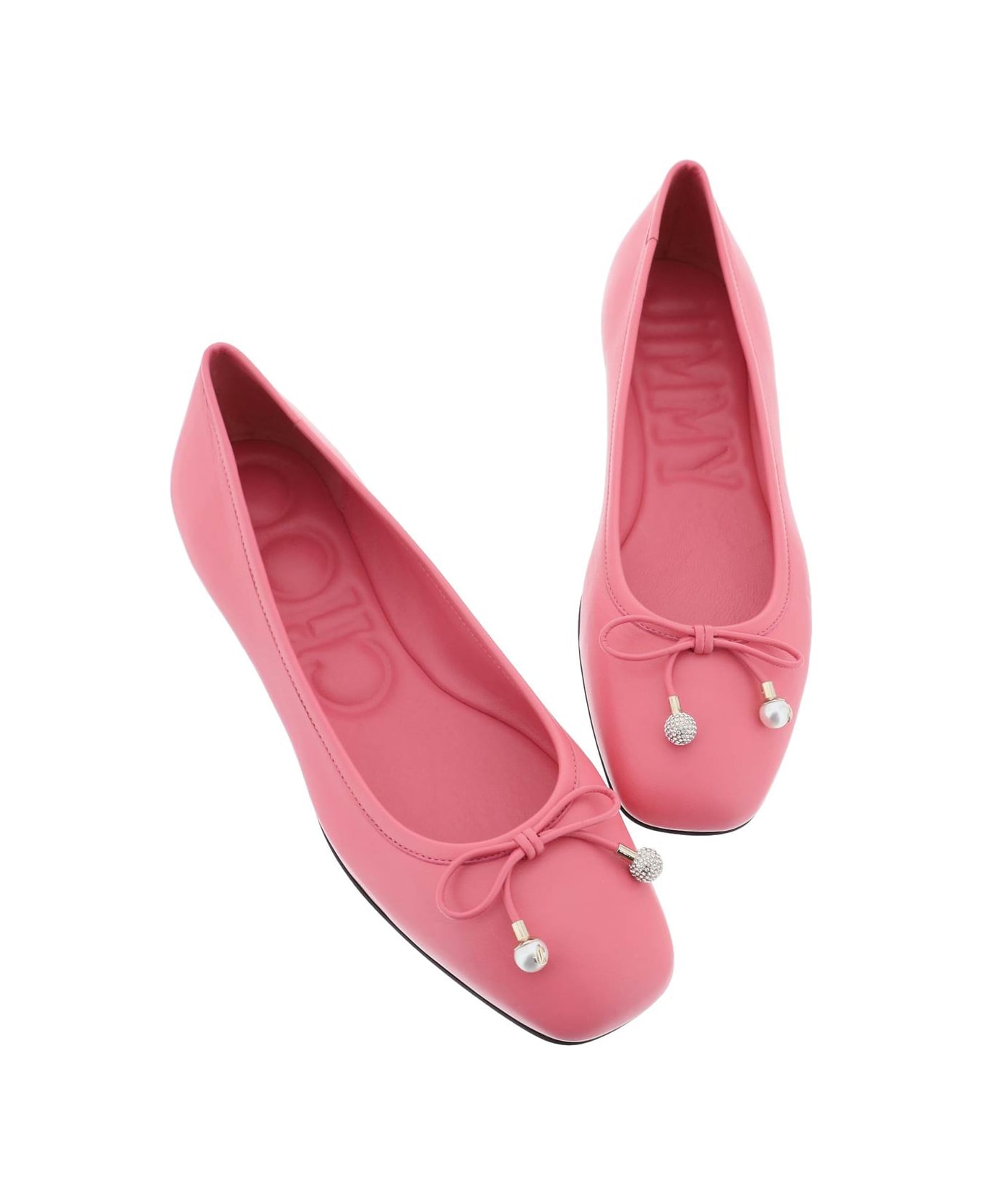 Jimmy Choo 'elme' Ballerina Flats - CANDY PINK (Pink)