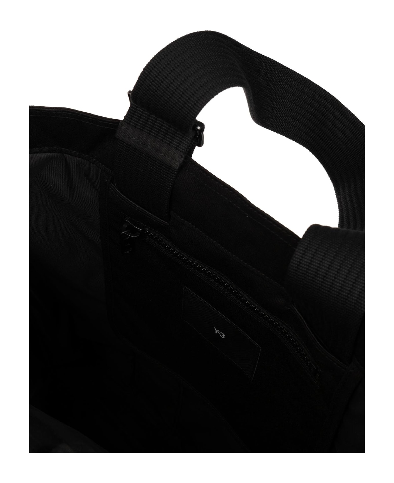 Y-3 Shopper Bag With Logo - Black