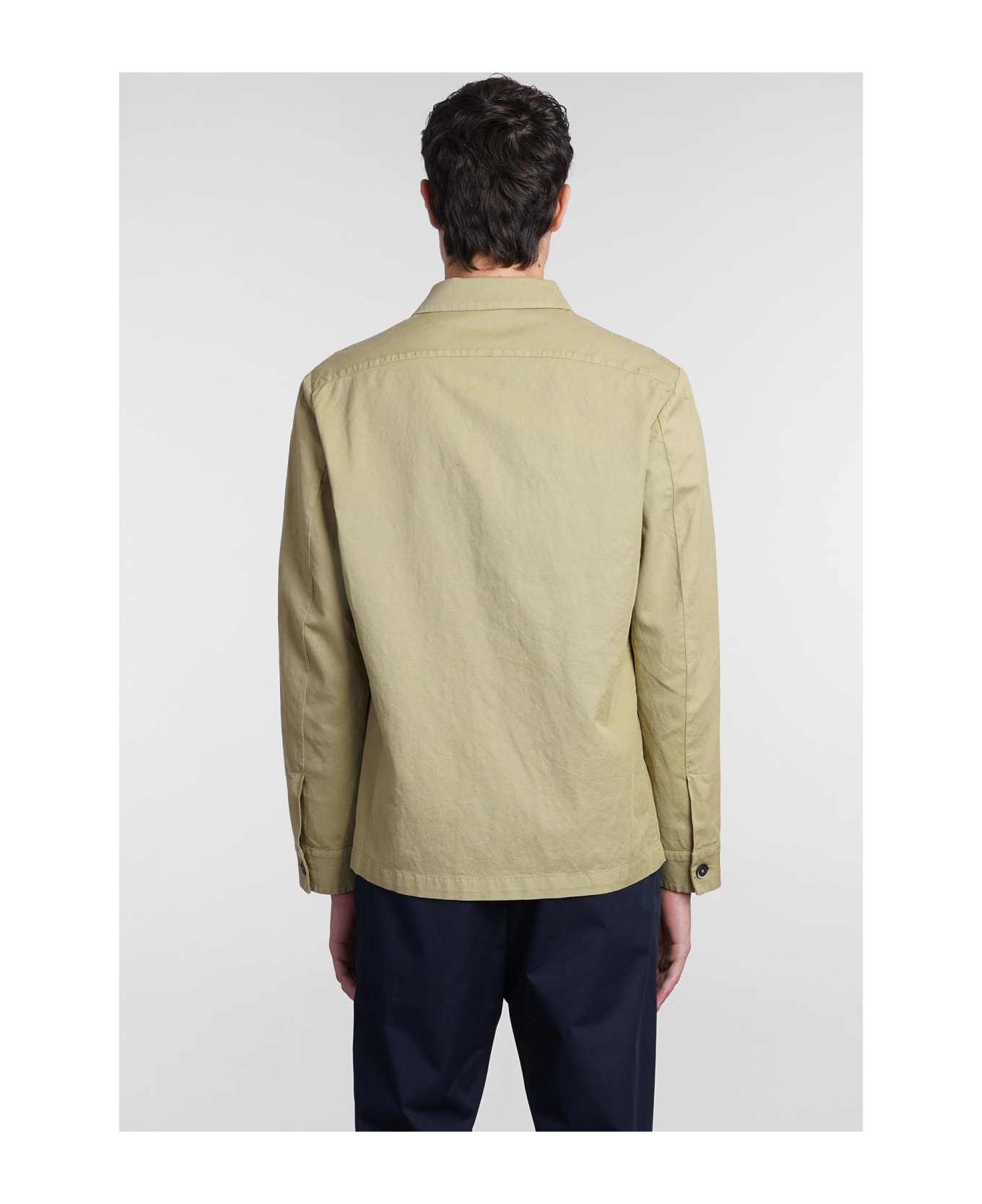 Barena Cedrone Jacket In Green Cotton - green