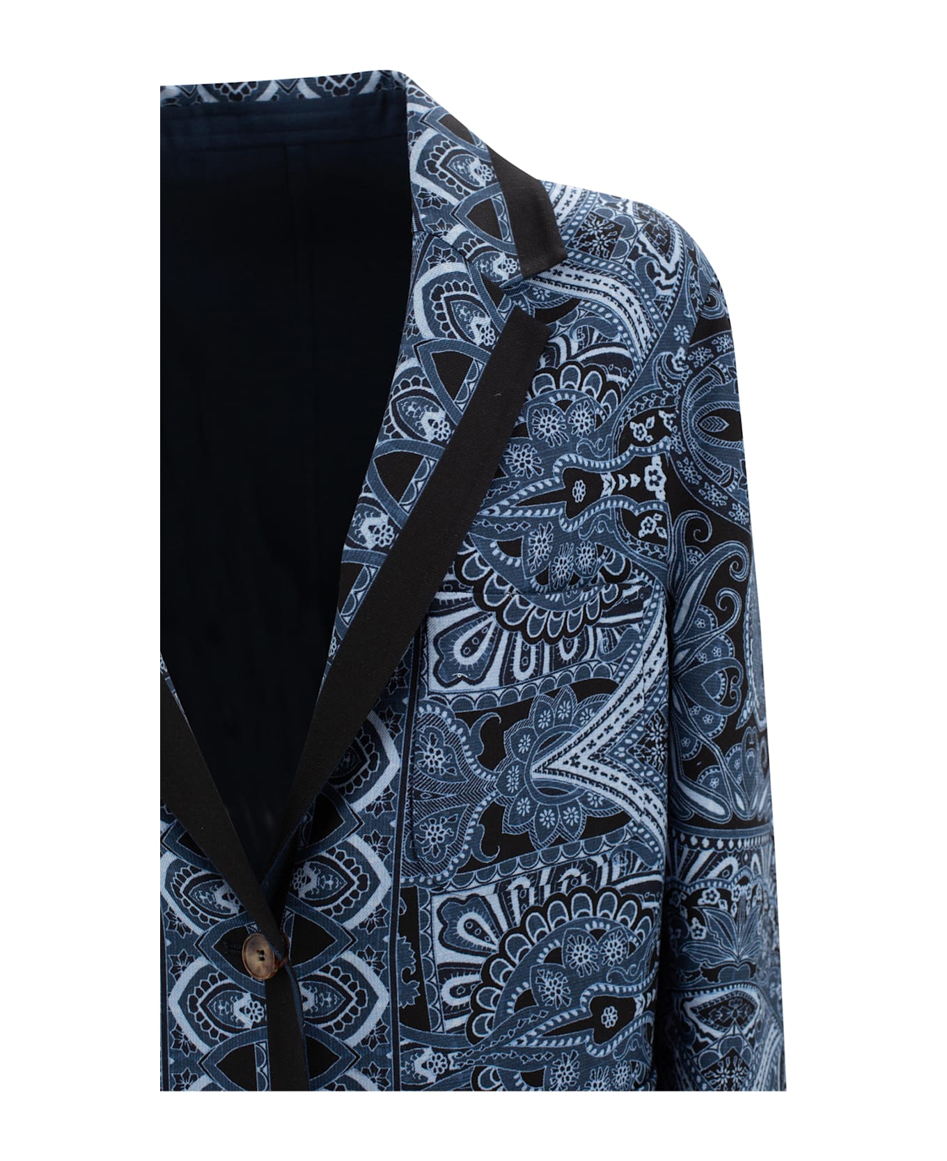 Etro Reversible Single-breasted Jacket - Blue