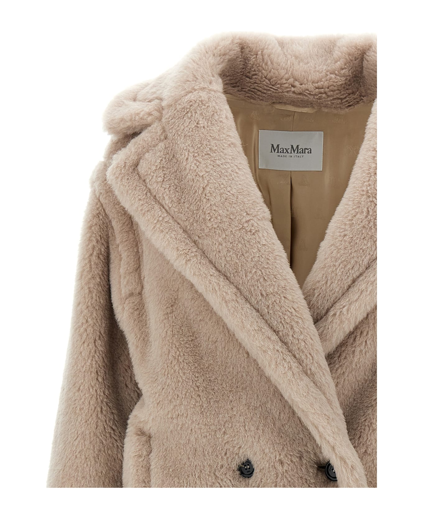 Max Mara 'teddy Bear Icon' Coat - Beige