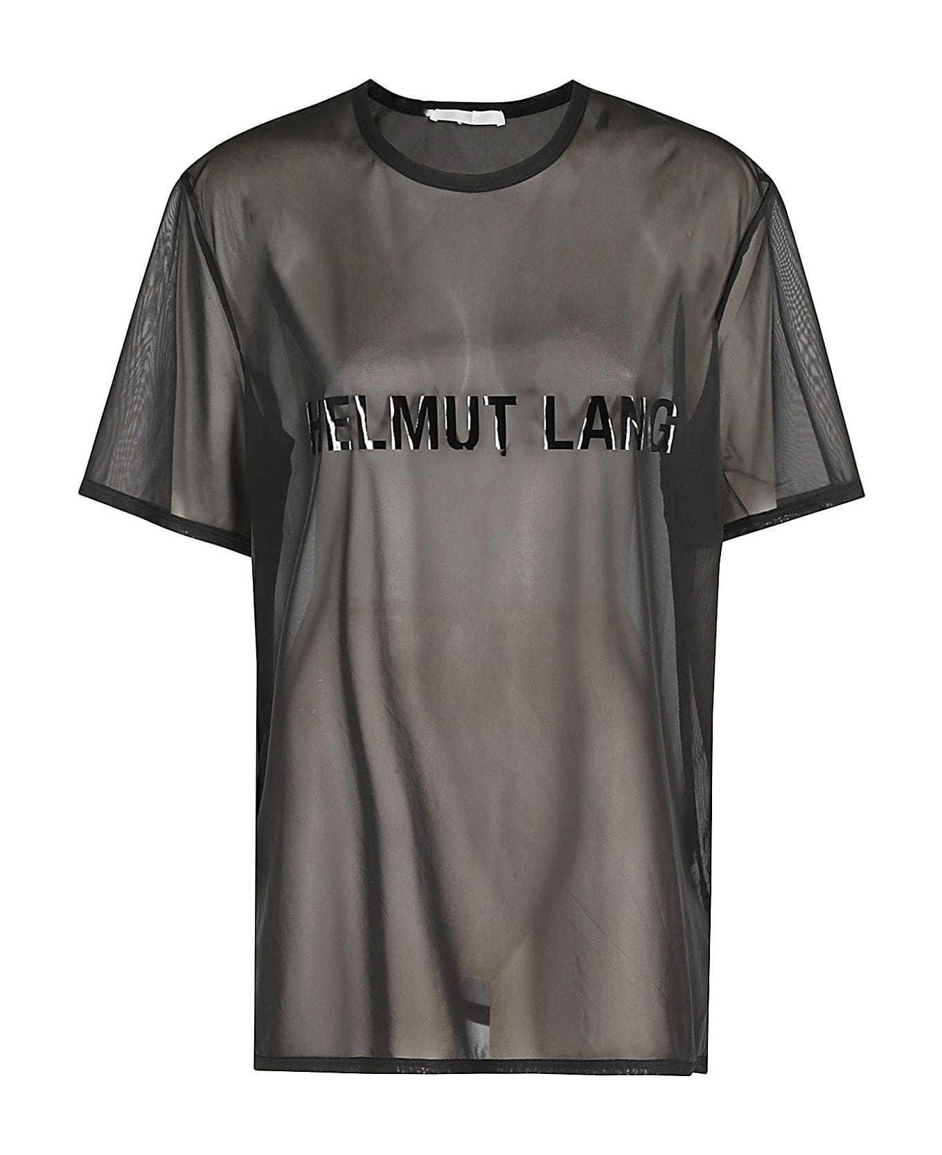 Tシャツ・カットソー HELMUT LANG Men T Shirts P04HM507 001 BLACK helmut-lang-logo-tee-black-