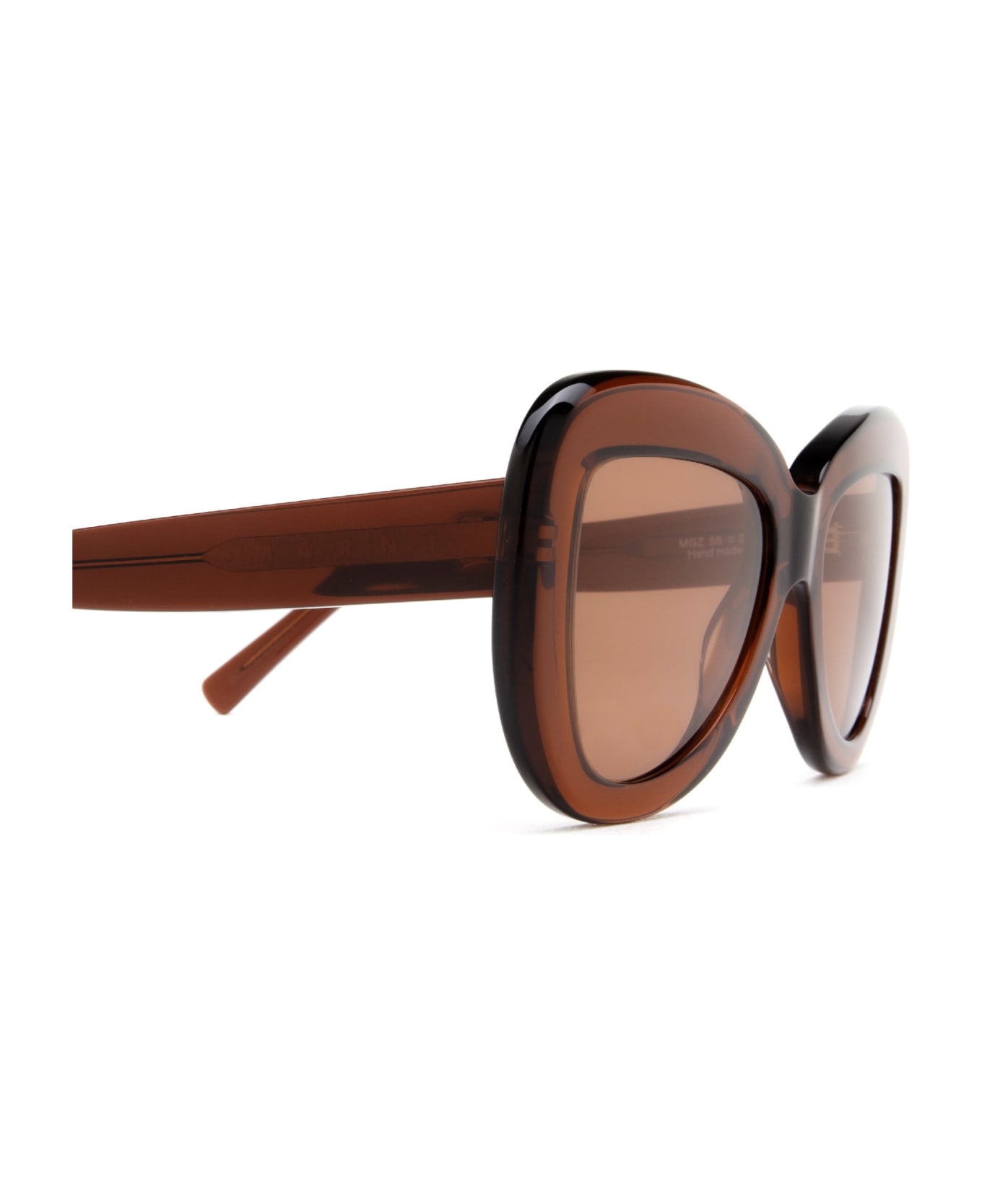 Marni Eyewear Elephant Island Crystal Bordeaux Sunglasses - Crystal Bordeaux