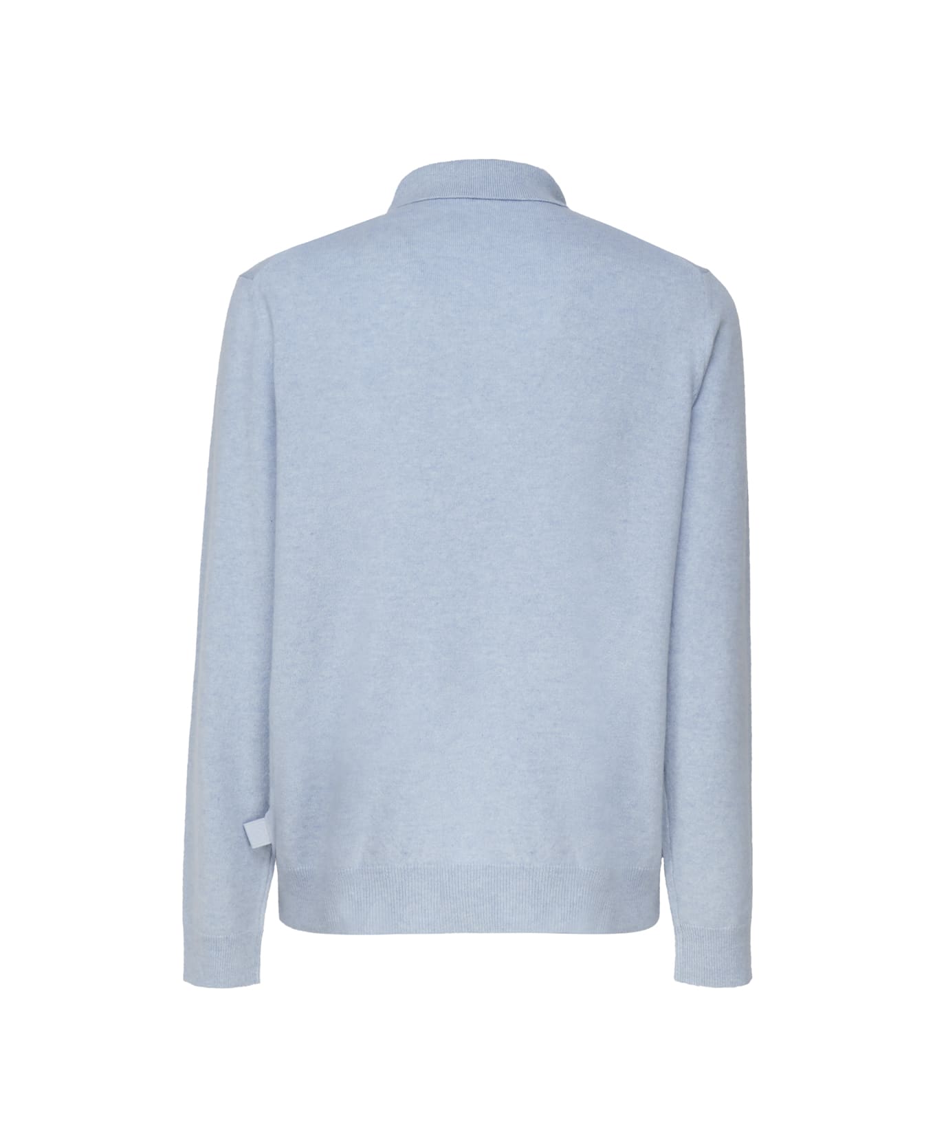 Loewe Polo Sweater In Soft Cashmere - Light blue
