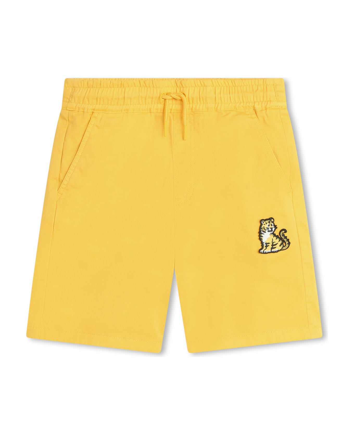 Kenzo Kids Bermuda Con Logo - Yellow