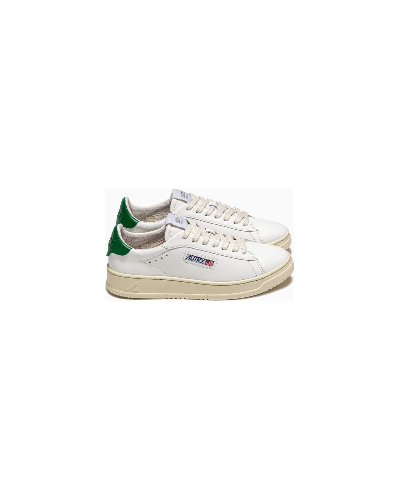 Autry Dallas Low Sneakers Adlw Nw02 - LEAT/LEAT WHT/AM