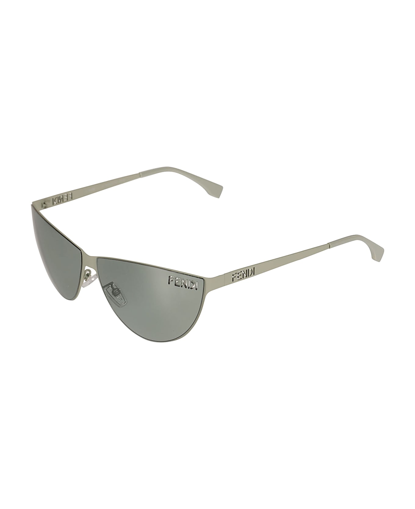 Fendi Cat-eye Logo Detail Sunglasses - 20A - Grey