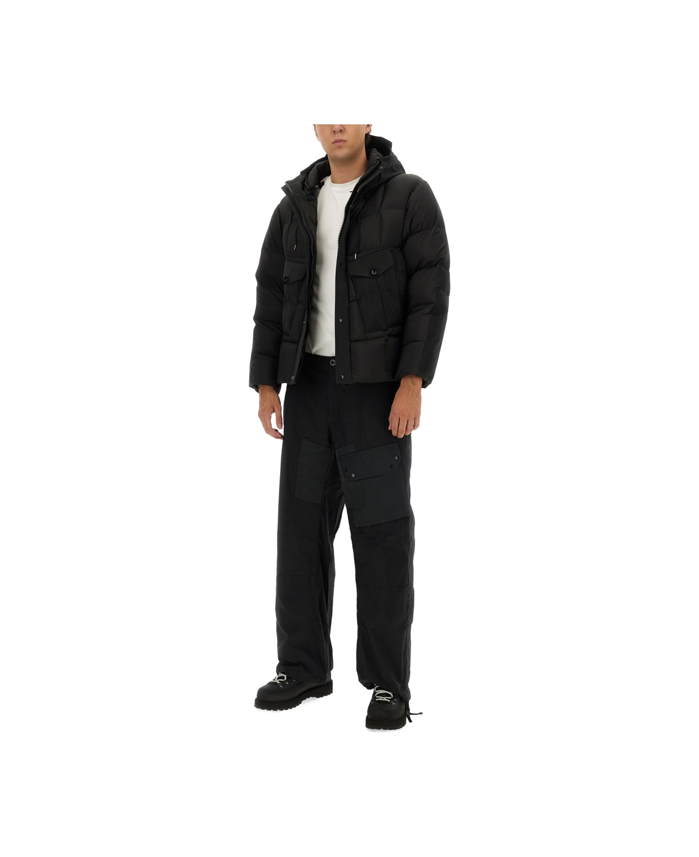 Ten C Tempest Combo Jacket - BLACK