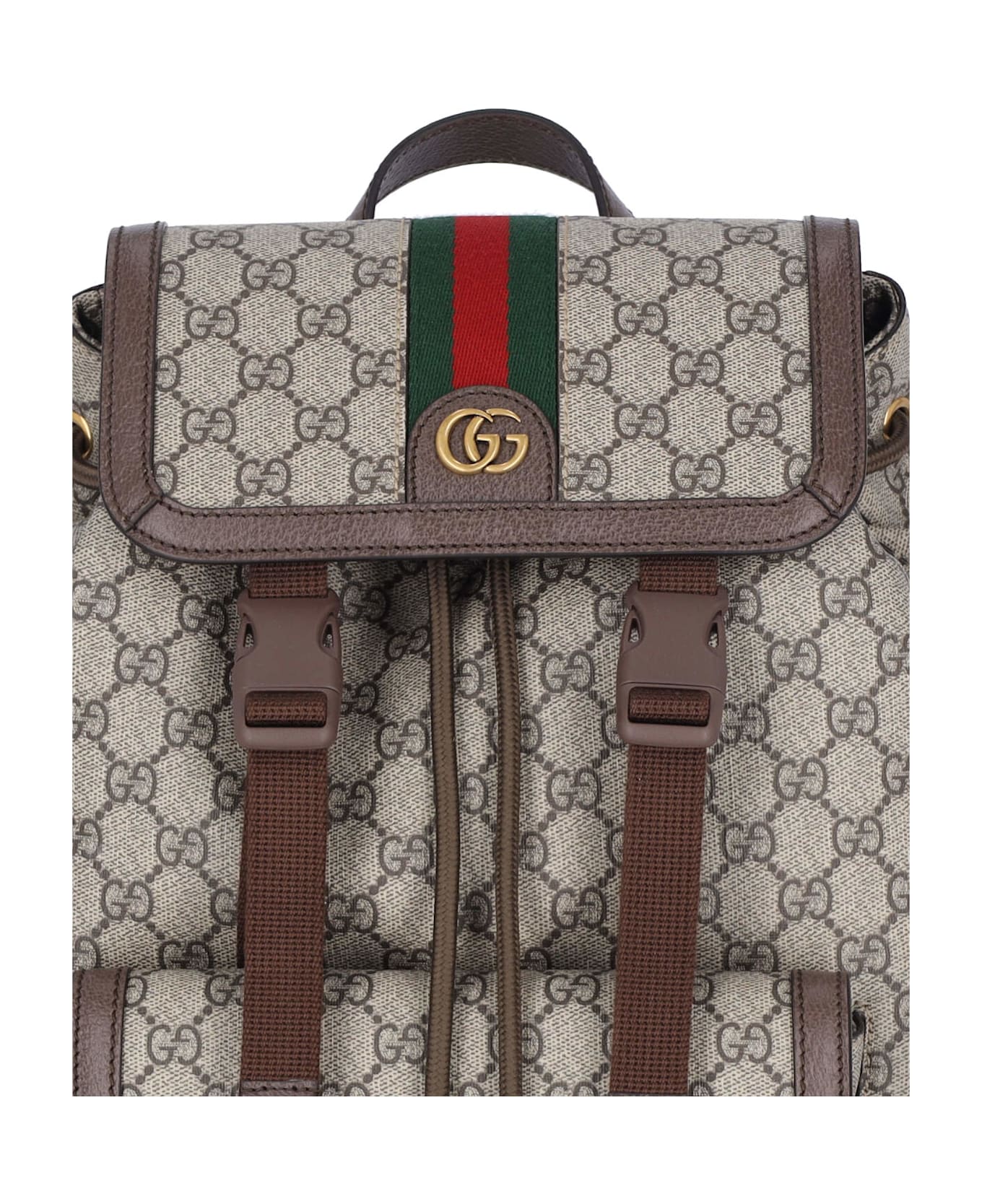 Gucci Small Backpack 
ophidia
 - Beige