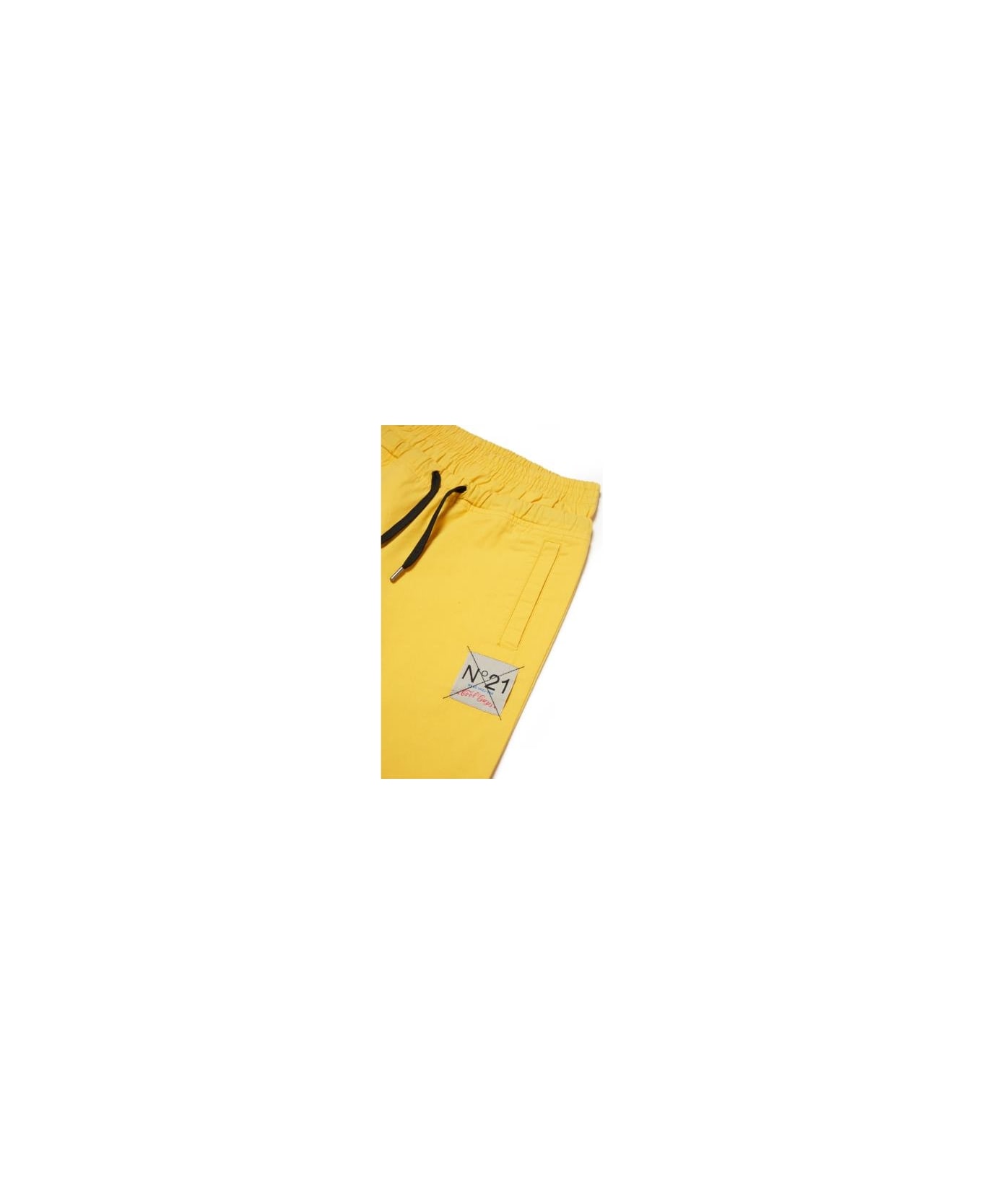 N.21 Bermuda Con Logo - Yellow