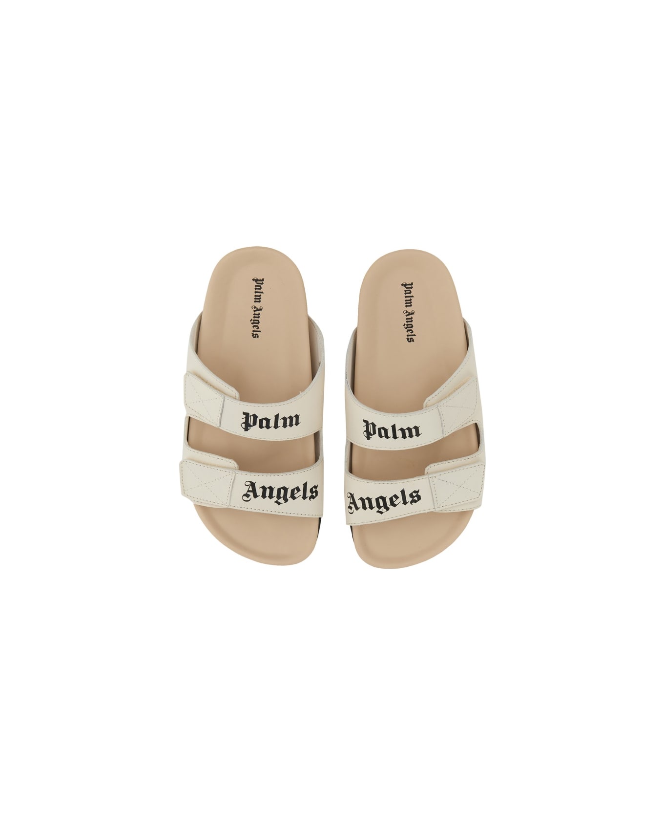 Palm Angels Sandal With Logo - WHITE