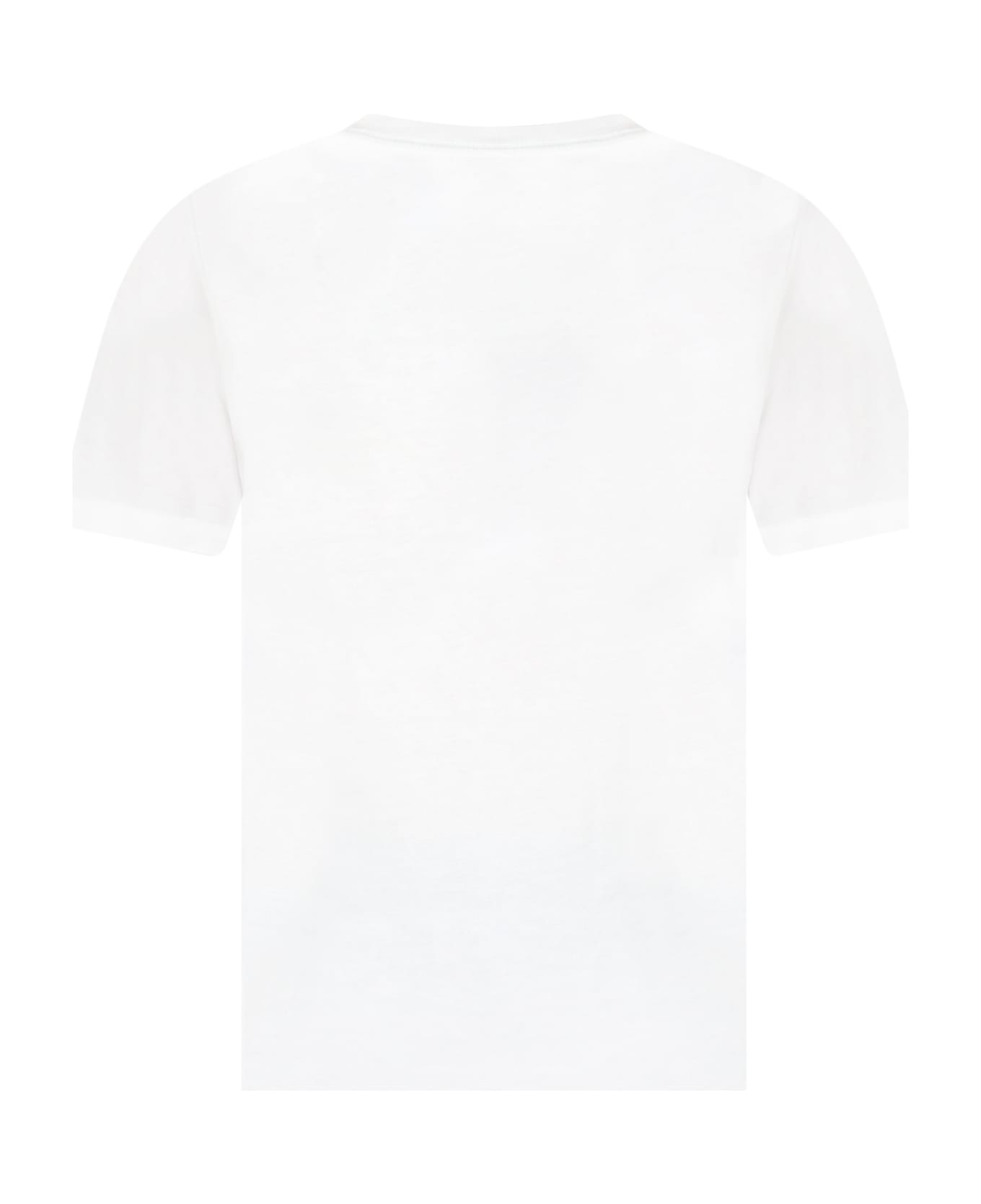 Ralph Lauren White T-shirt For Boy With Pony Logo - White Tシャツ＆ポロシャツ