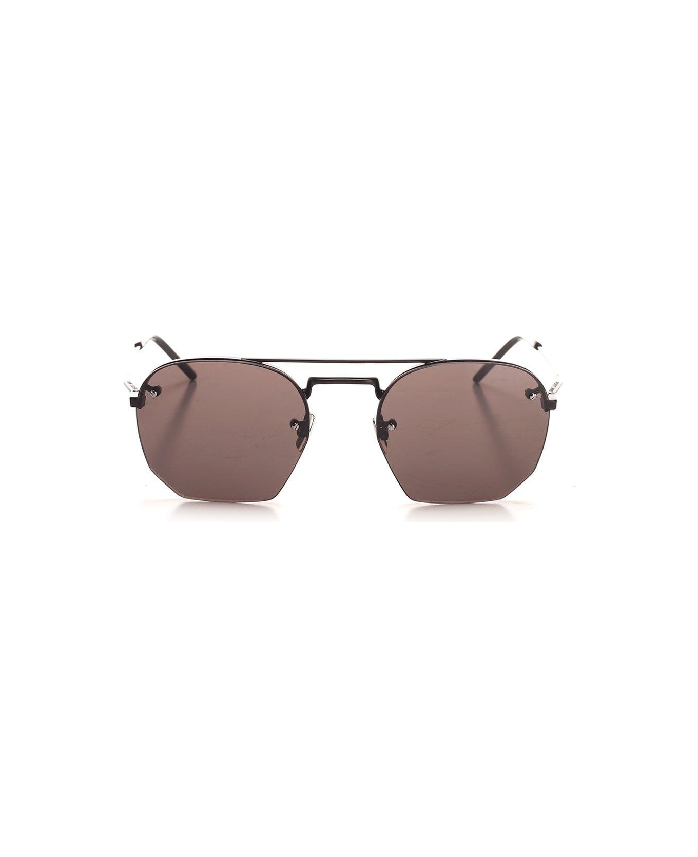 Saint Laurent Sl 422 Aviator Sunglasses - BLACK サングラス
