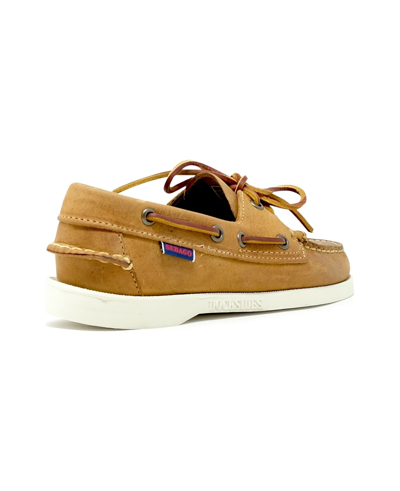 Sebago Portland Brown Nubuck Loafers - BROWN