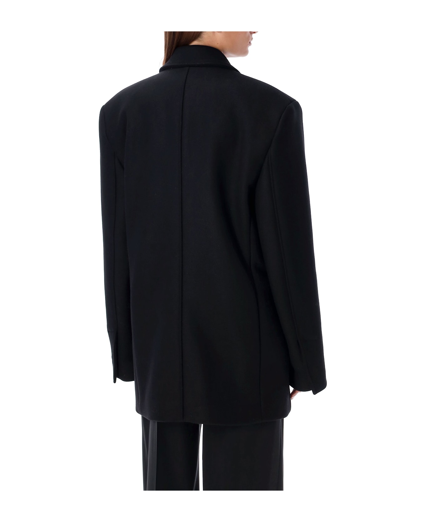 Loulou Studio Koon Blazer Peacoat - BLACK