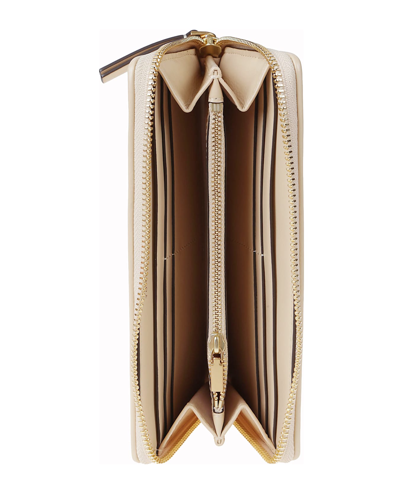 Tory Burch Kira Diamond Continental Wallet - Vanilla Soft Serve